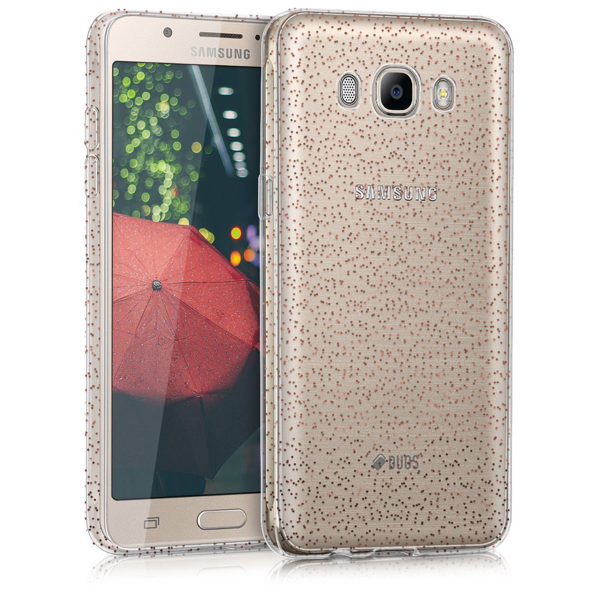 kwmobile Handyhülle, Hülle für Samsung Galaxy J5 (2016) DUOS - TPU Silikon  Handy Schutzhülle Cover Case - Glitzer Punkte Design online kaufen | OTTO