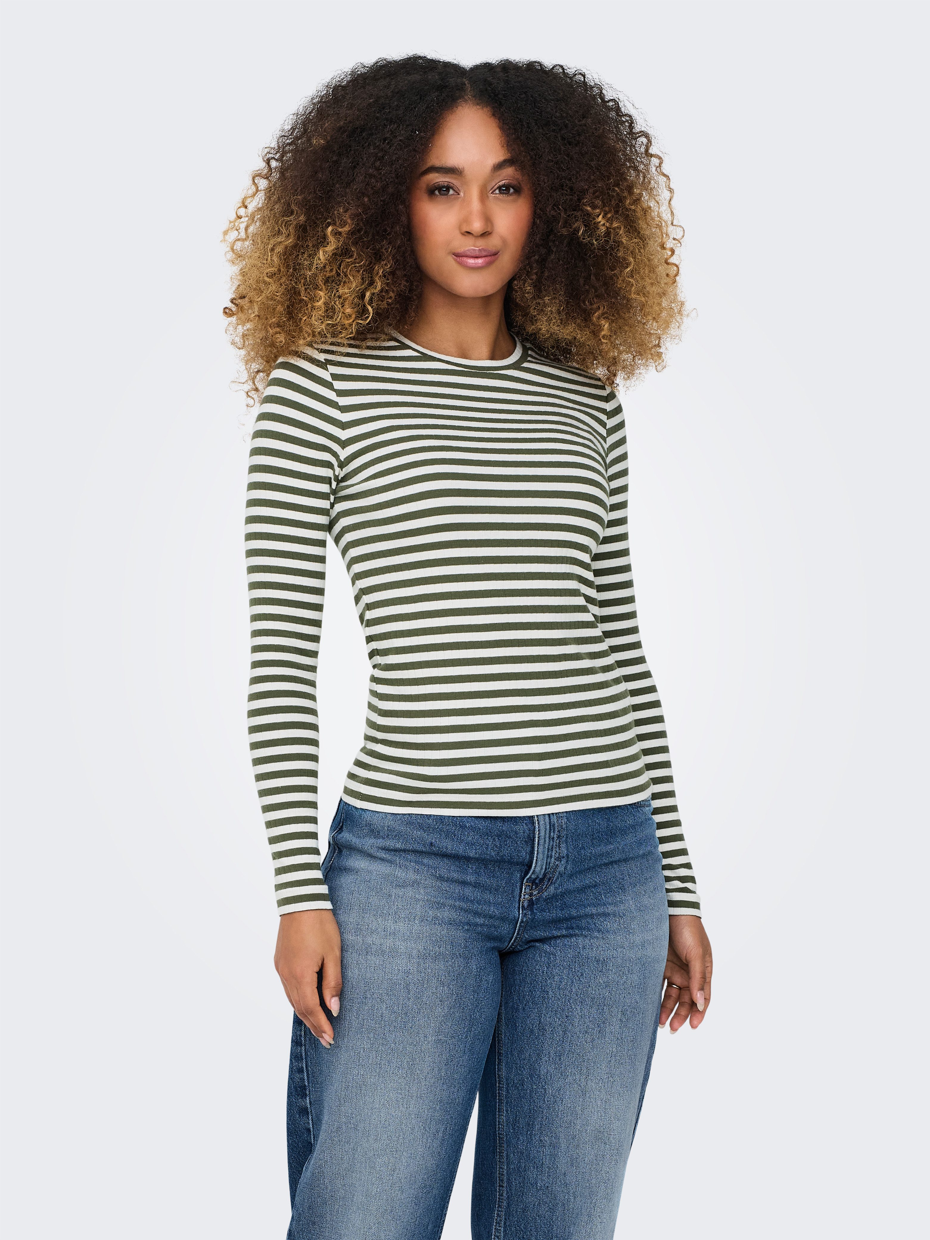 ONLY Langarmshirt ONLAIDA L/S STRIPED TOP günstig online kaufen