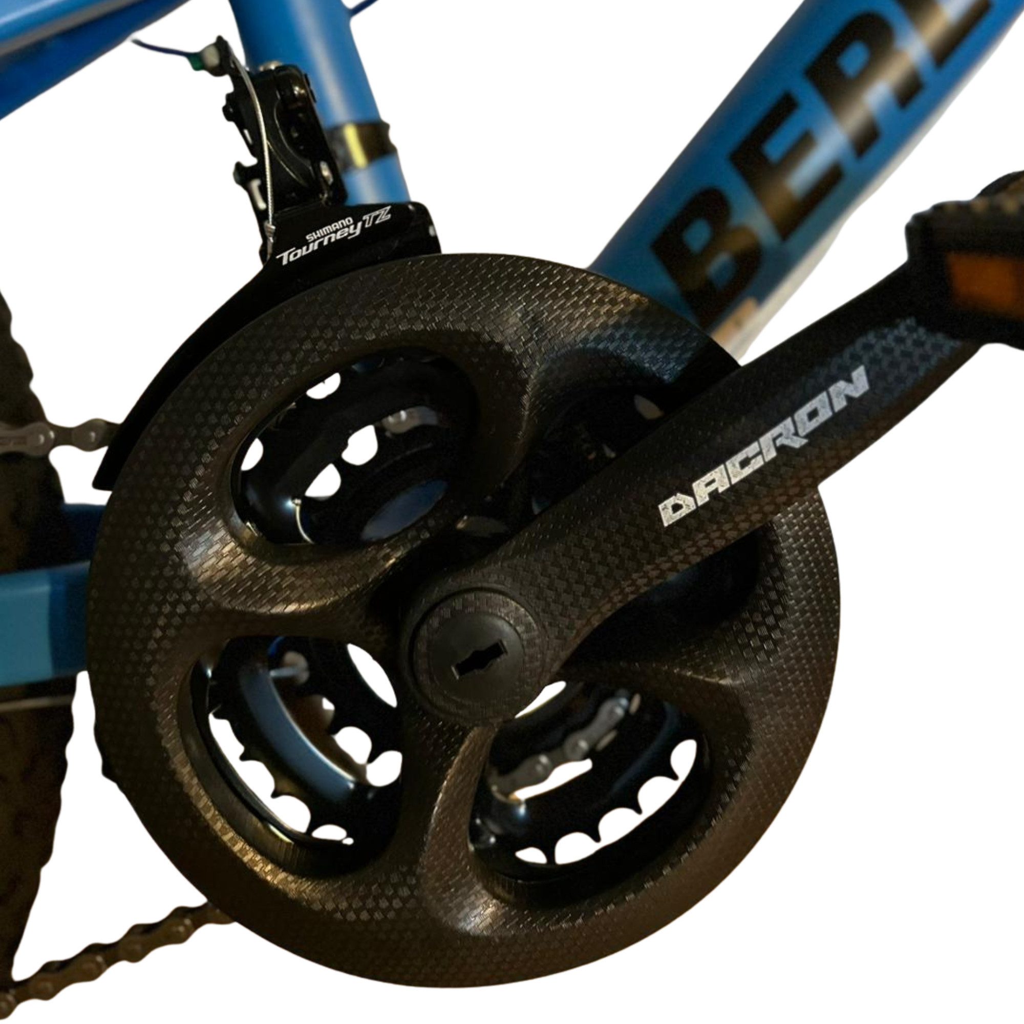 BERLIN BIKE Kids' 20-inch MTB with aluminum frame - Ideal gift for children, 21-speed Shimano FD-TZ500/RD-TY200D derailleur, front suspension, aluminum frame