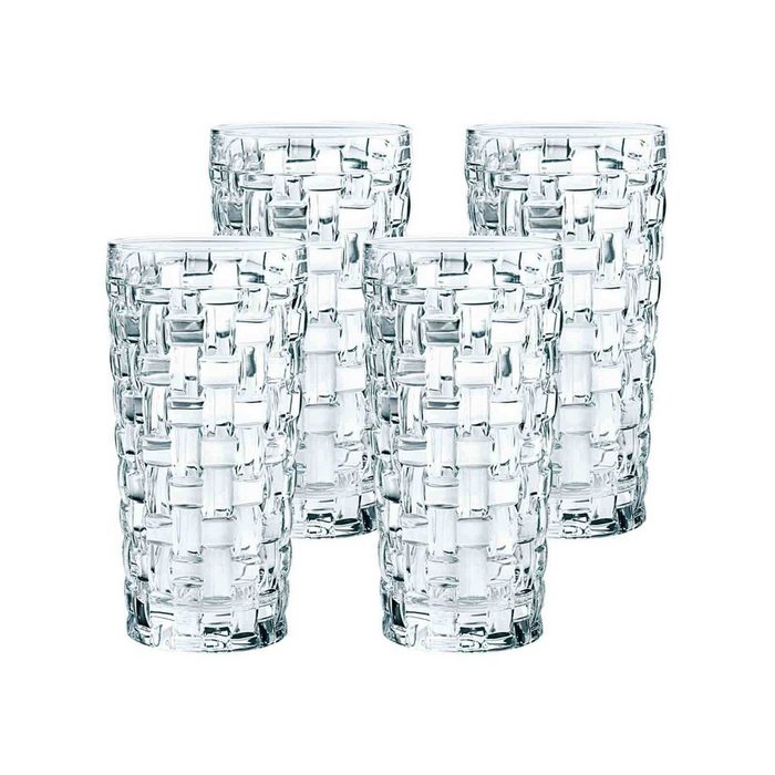 Nachtmann Longdrinkglas Bossa Nova Longdrinkgläser 395 ml 4er Set Glas