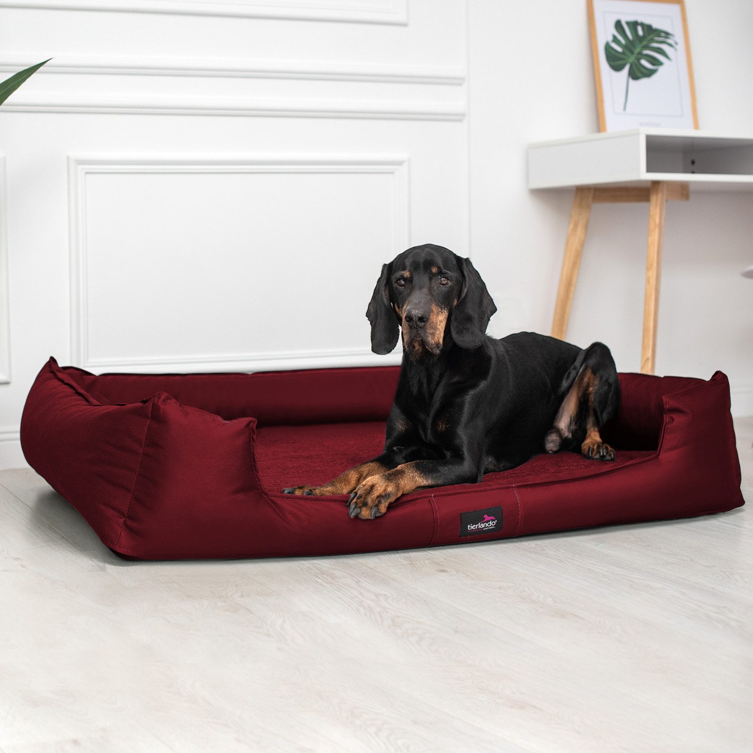 tierlando® Tierbett tierlando® Orthopädisches Hundebett GOOFY für große Hunde XL–XXX, Polyester, Matratzenschoner inklusive