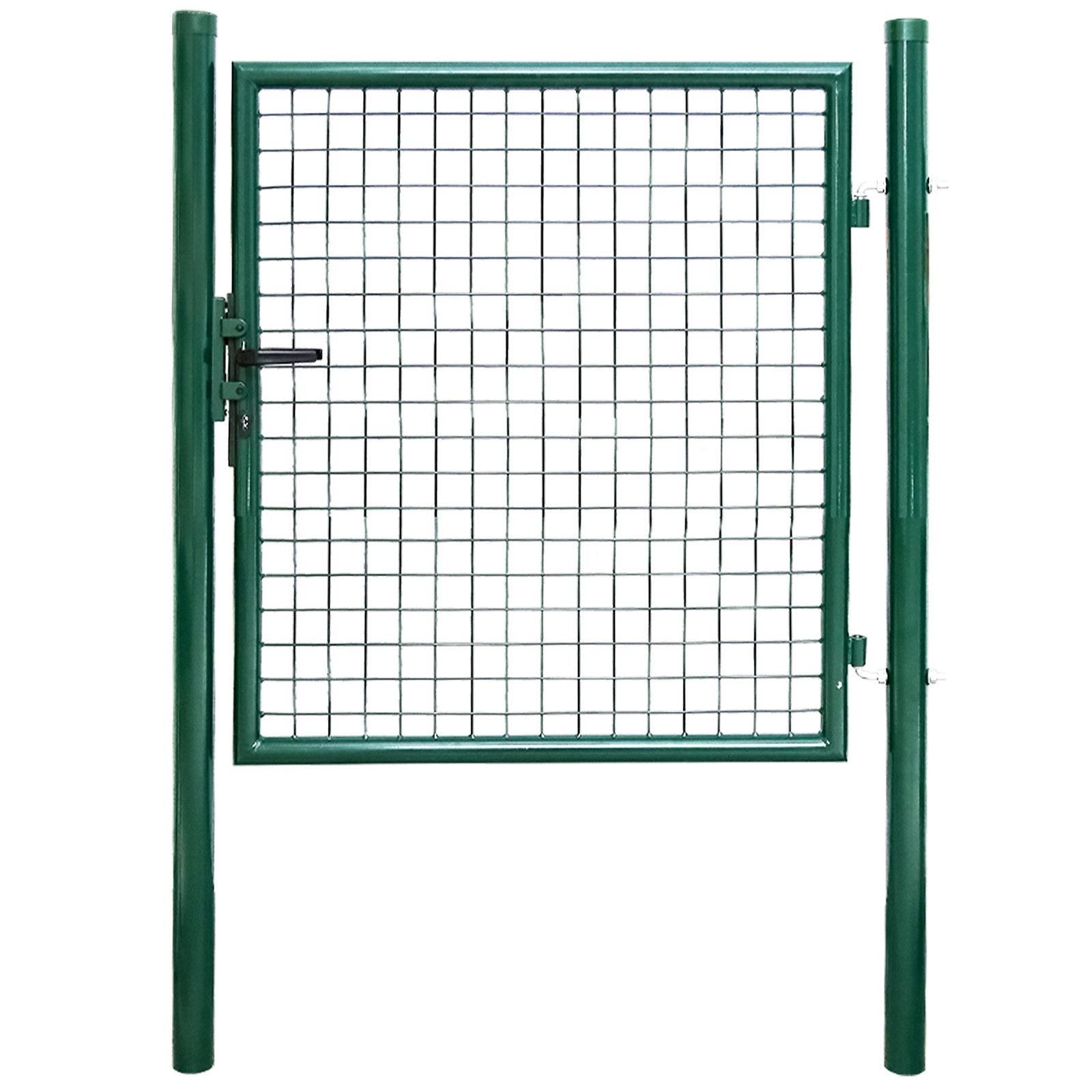 Clanmacy Gartentor Gartentor Gartentür Metall Zauntür Grün Rundpfosten 100x günstig online kaufen