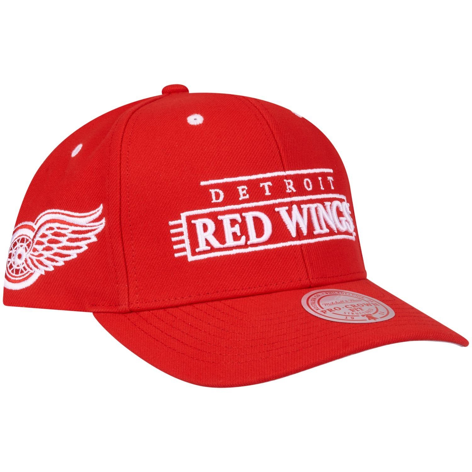 Snapback Wings LOFI Cap Ness Red Mitchell & Detroit PRO