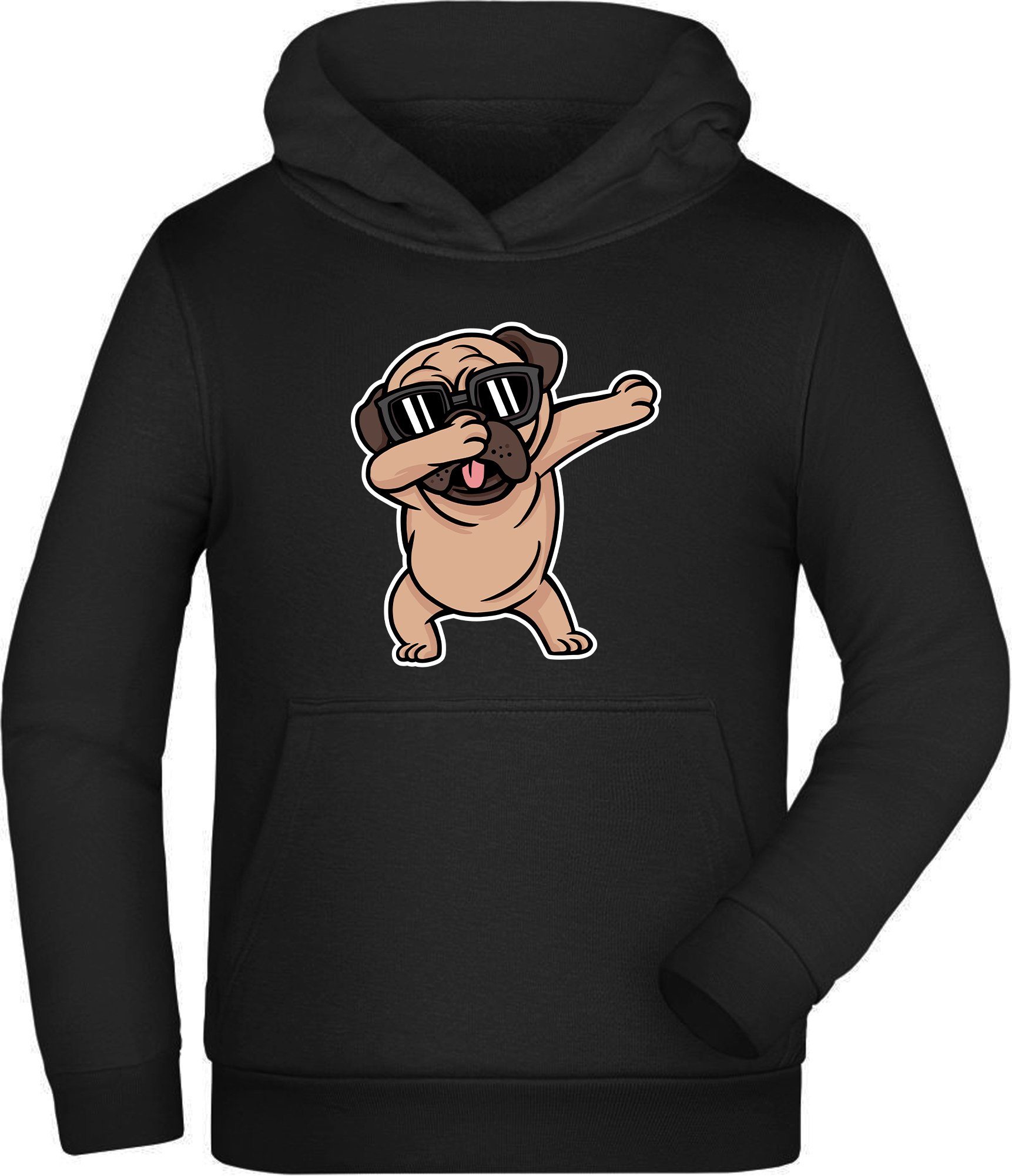 Hoodie Kinder Kapuzen Sweatshirt Hunde Hoodie dab tanzender Hund