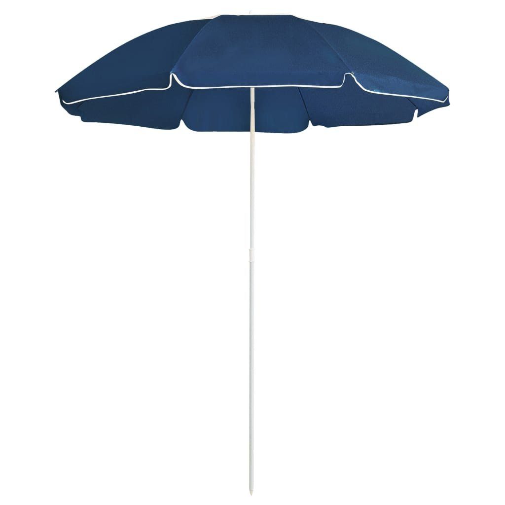 vidaXL Sonnenschirm Sonnenschirm mit Stahlmast Blau günstig online kaufen