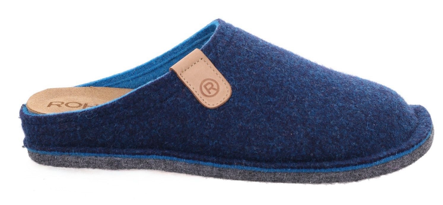 Rohde CALMYS N°15 Pantoffel Clog, Hausschuh, Homeslipper, Filz in melierter Optik