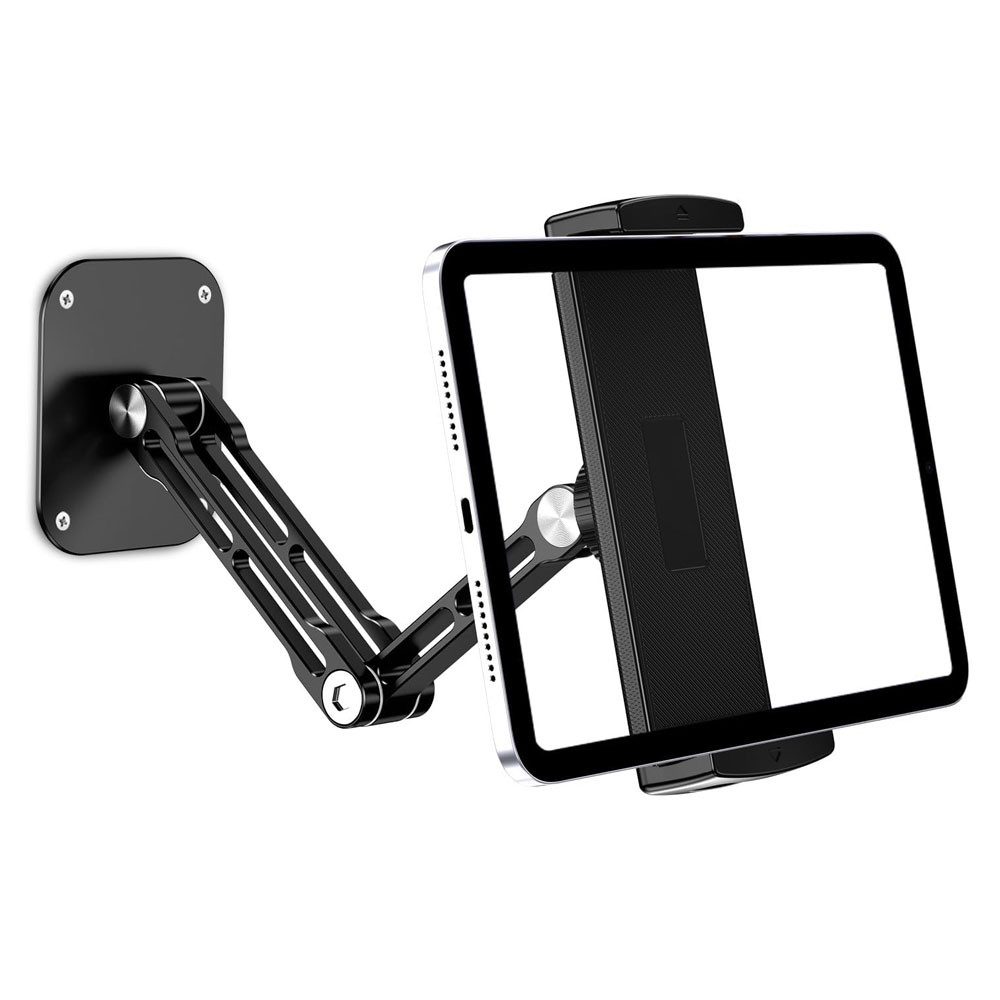 AFKSMILE Tablet-Halterung Tablet Wandhalterung, Höhenverstellbar & Faltbar Tablet Halterung Wand