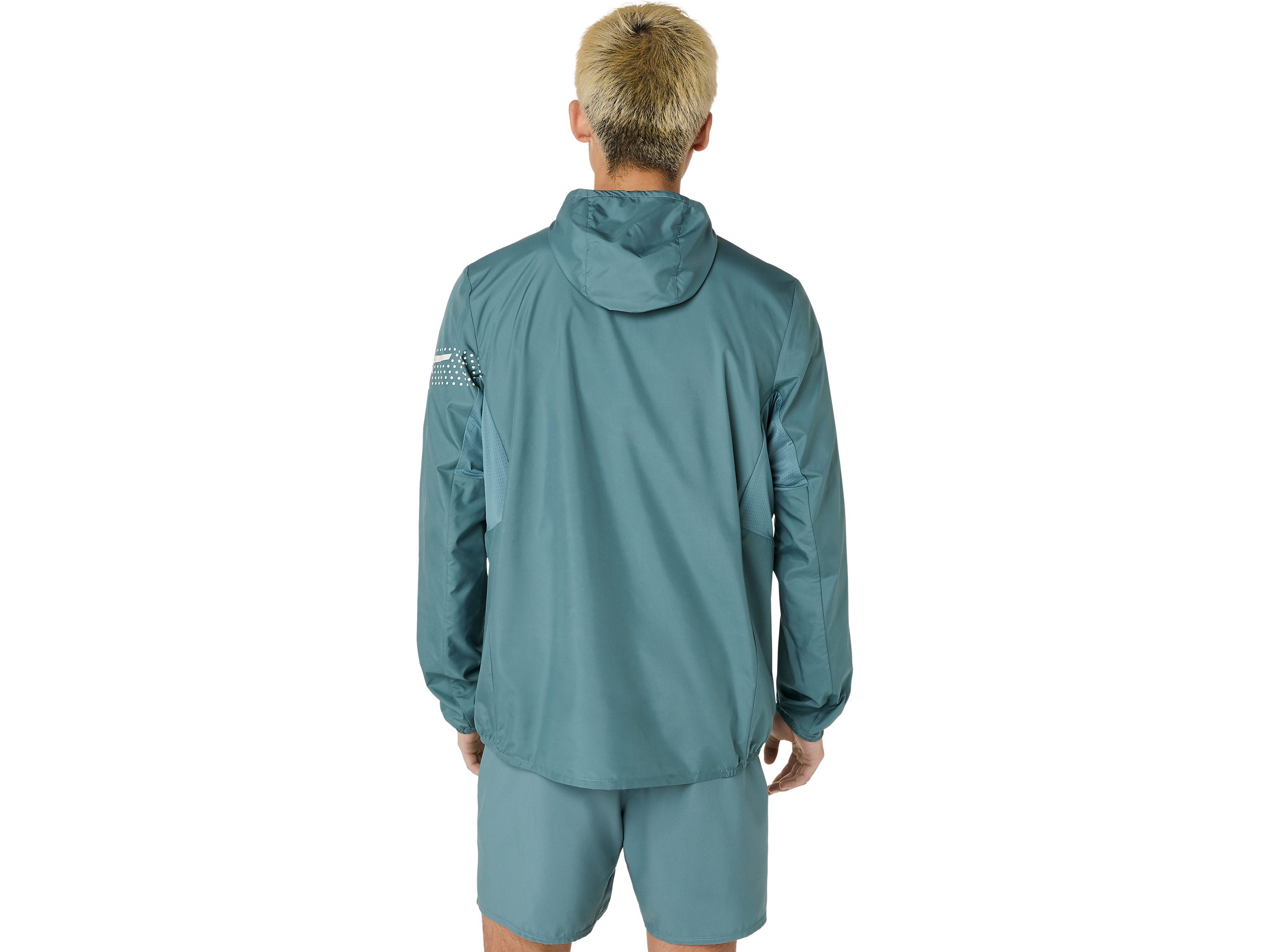 Asics Laufjacke ICON JACKET Wasserabweisend, Atmungsaktiv, Reflektierend