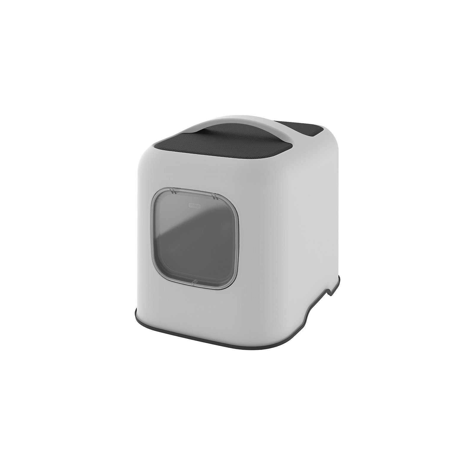 ROTHO Katzentoilette MyPet BIALA modernes Katzenklo mit Haube und Schaufel