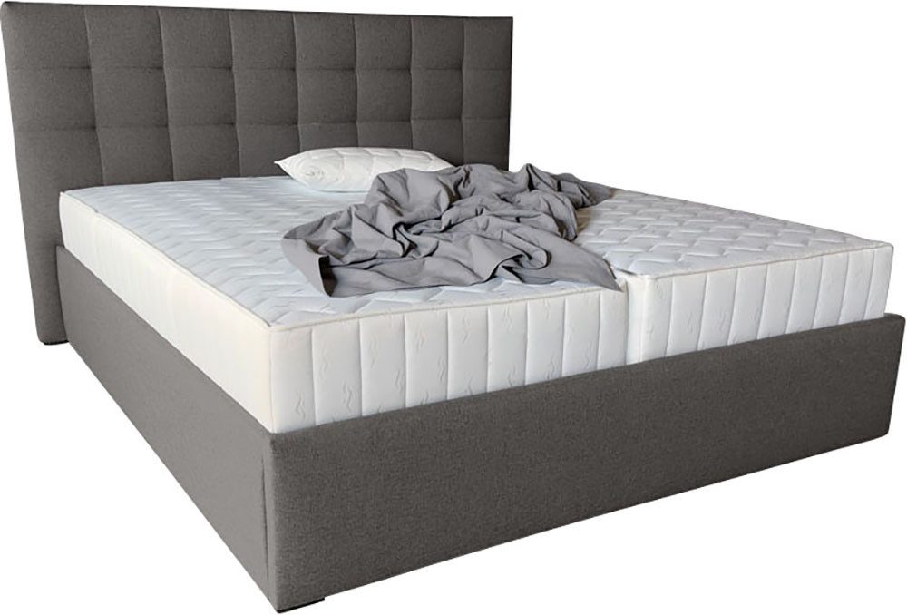 COLLECTION AB Polsterbett CLASSIC mit stabilem Rahmen und schönem Bezug (180 cm x 200 cm), Wahlweise mit Lattenrost und 4 Farben zur Auswahl – Bild 2 von 5