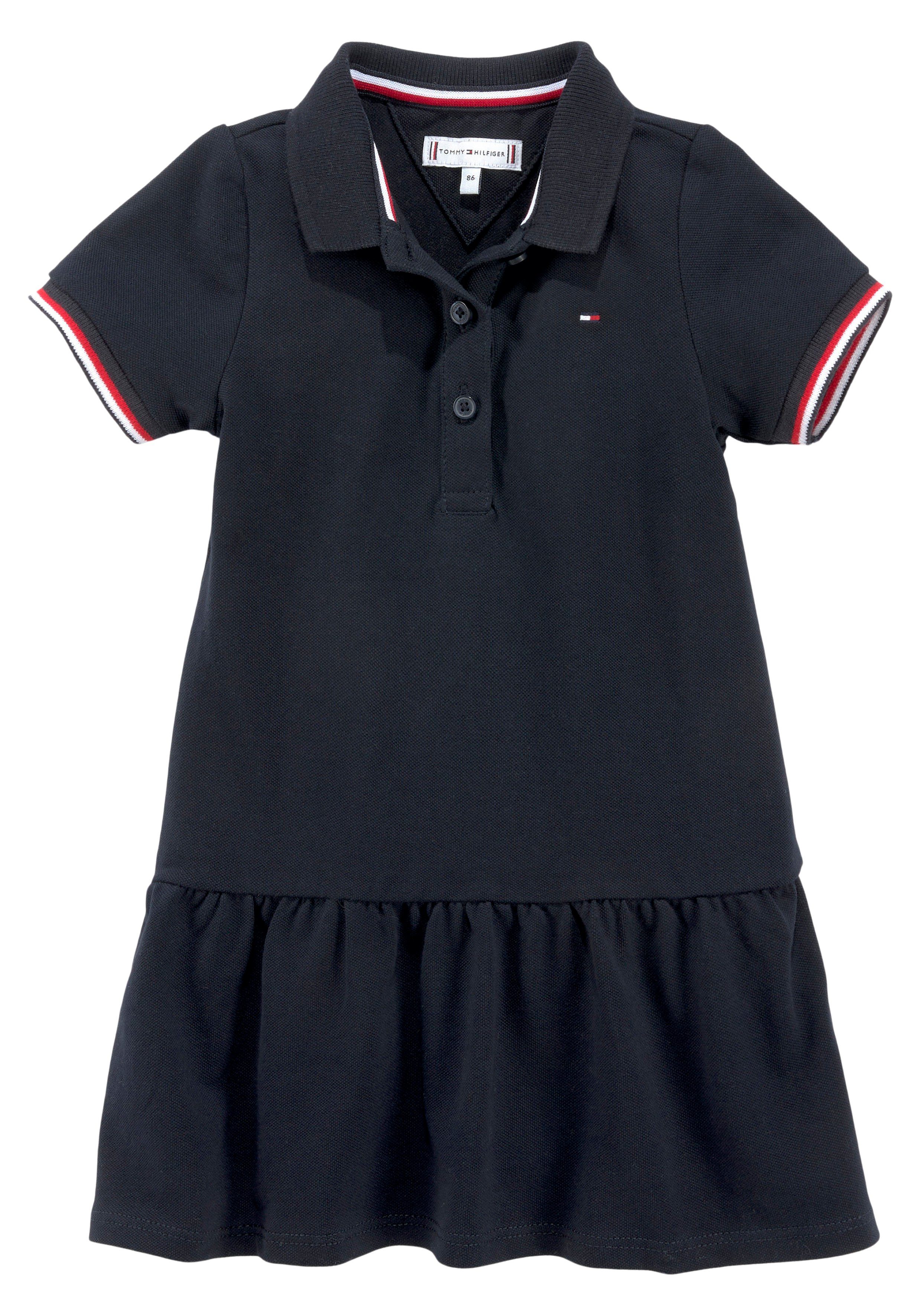 Tommy Hilfiger Polokleid ESSENTIAL POLO DRESS S/S Markenlabel Tommy mit Hilfiger