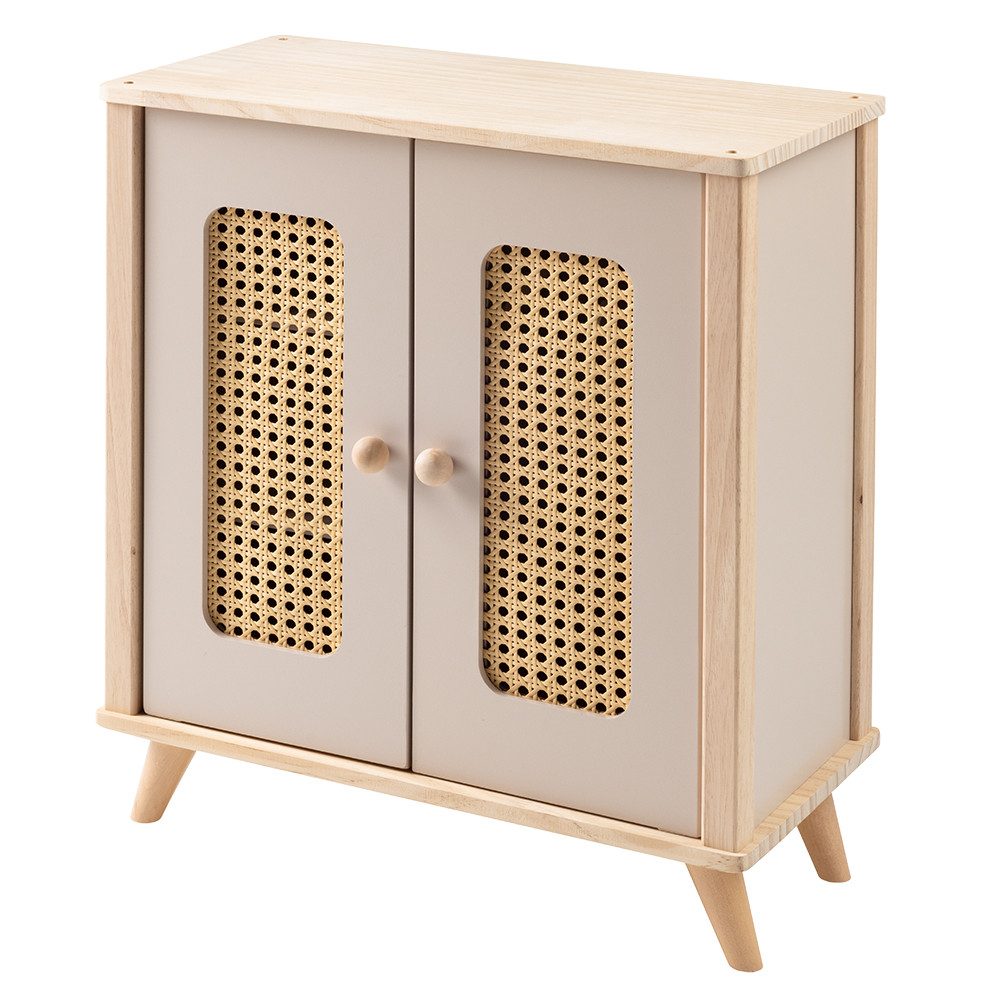 howa Puppenkleiderschrank miniflowers, aus Holz, Puppenmöbel mit Kleidersta günstig online kaufen