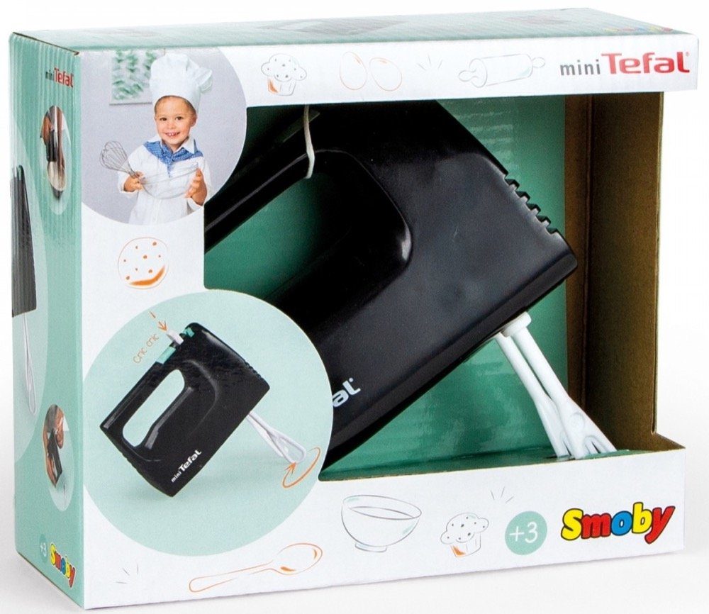 Smoby Kinder-Küchenset Spielwelt Küche Küchengerät Tefal Handrührgerät 7600 günstig online kaufen