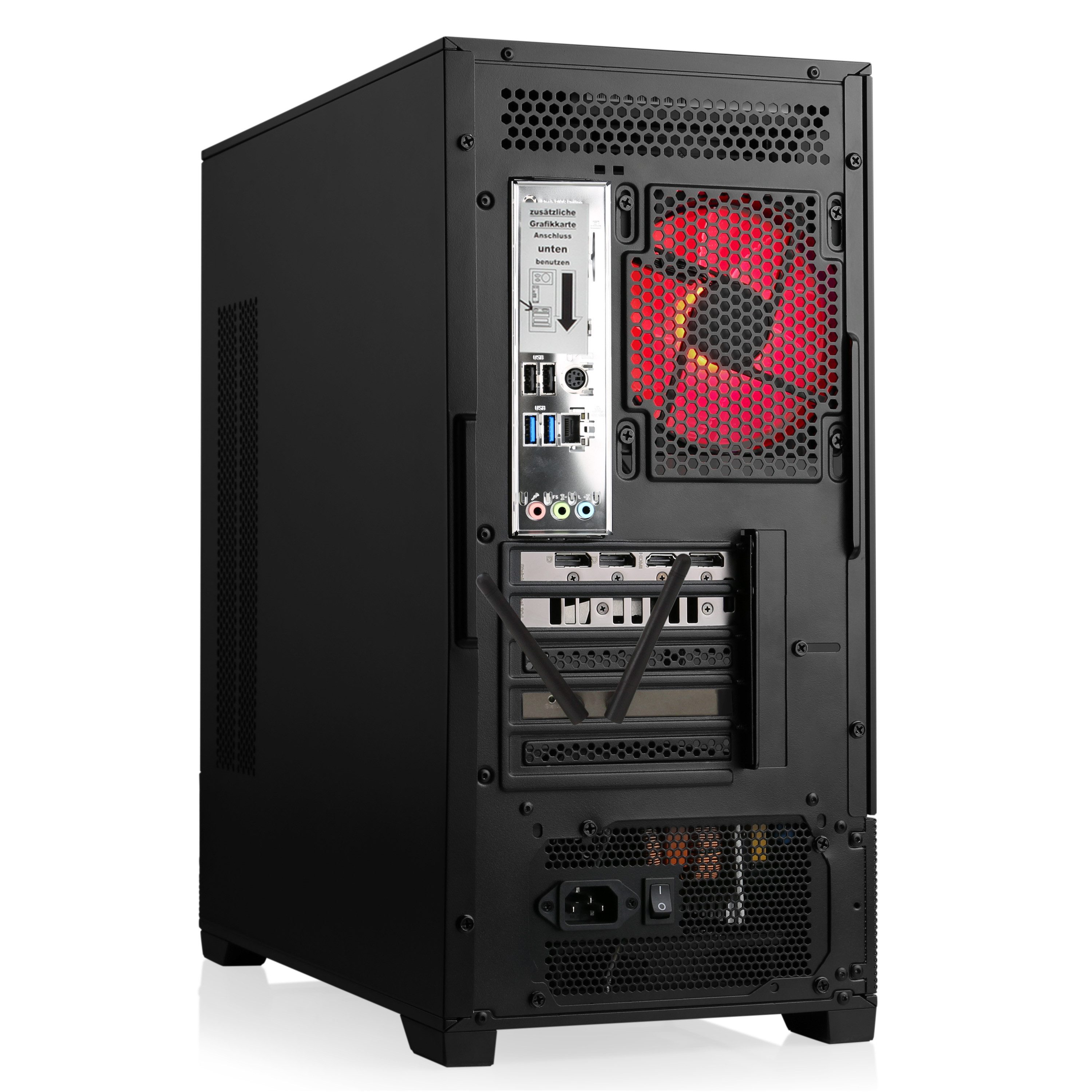 CSL Levitas V29211 Gaming-PC (AMD Ryzen 5 5500, GeForce RTX 5060, 32 GB RAM, 1000 GB SSD, Luftkühlung) – Bild 4 von 4