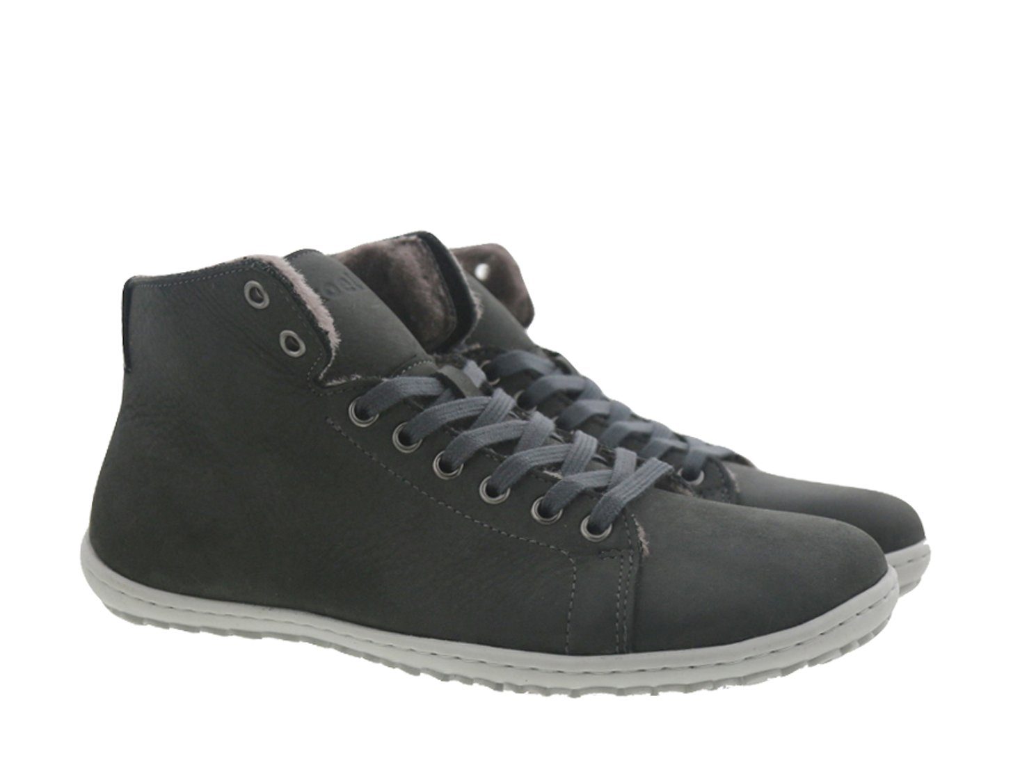 KOEL Koel Damen Barfuss Stiefeletten Ivone High top Sneaker Grau Stiefel