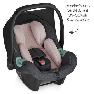 ABC Design Babyschale Tulip - Diamond Edition - Bubble, bis: 13 kg, Gruppe 0+ Baby Autositz - ab Geburt bis 13 kg inkl. Zusatzverdeck