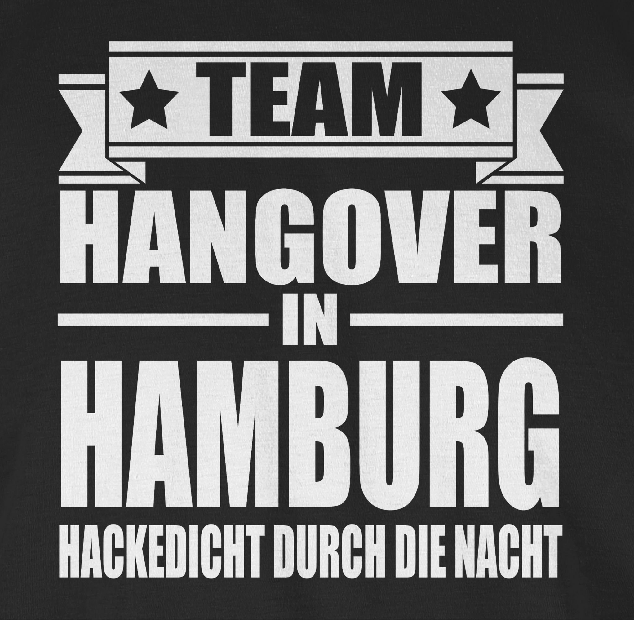 Shirtracer T-Shirt Team Hangover 1 JGA Hamburg in Schwarz Männer