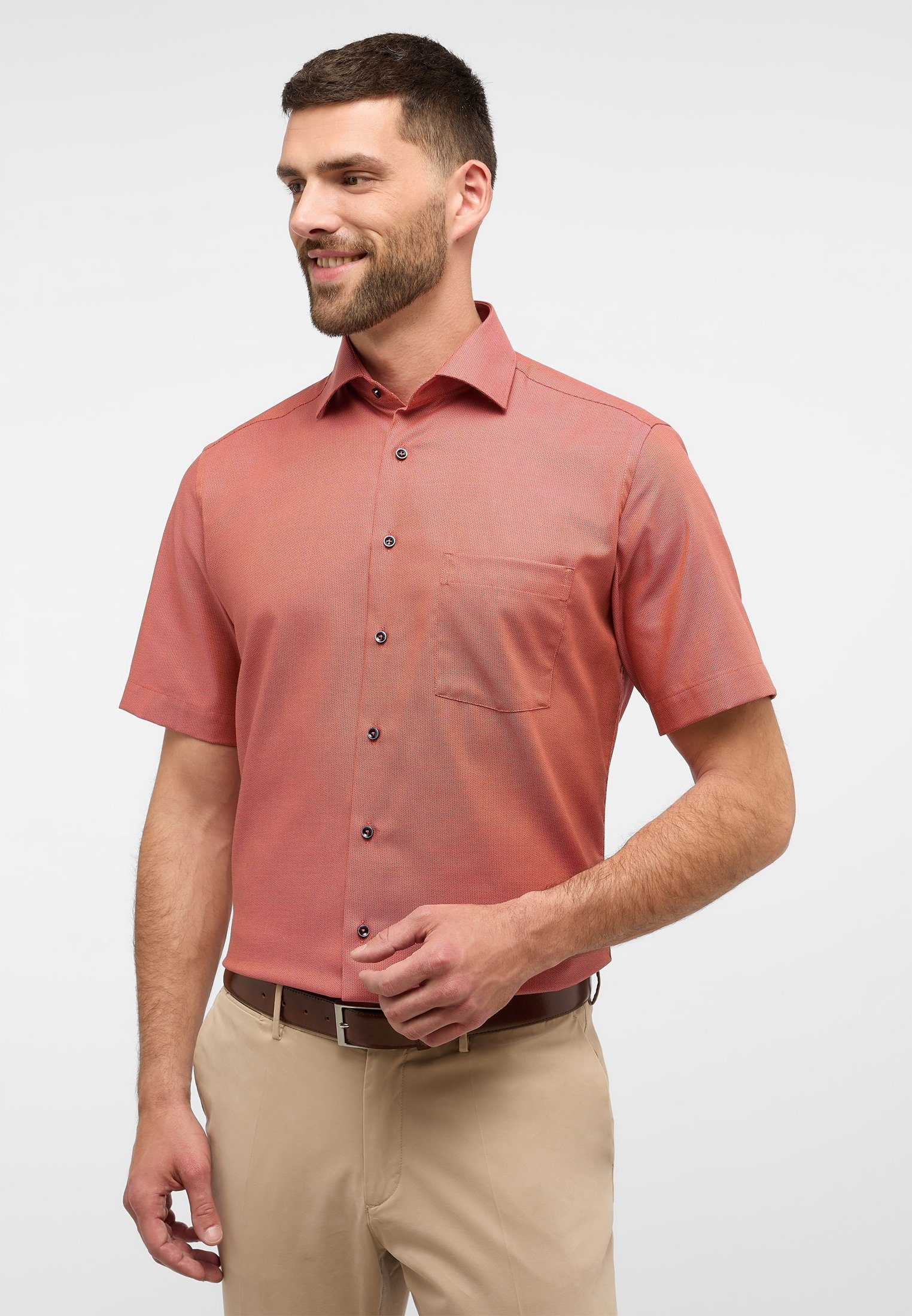 Eterna Kurzarmhemd MODERN FIT NON IRON günstig online kaufen