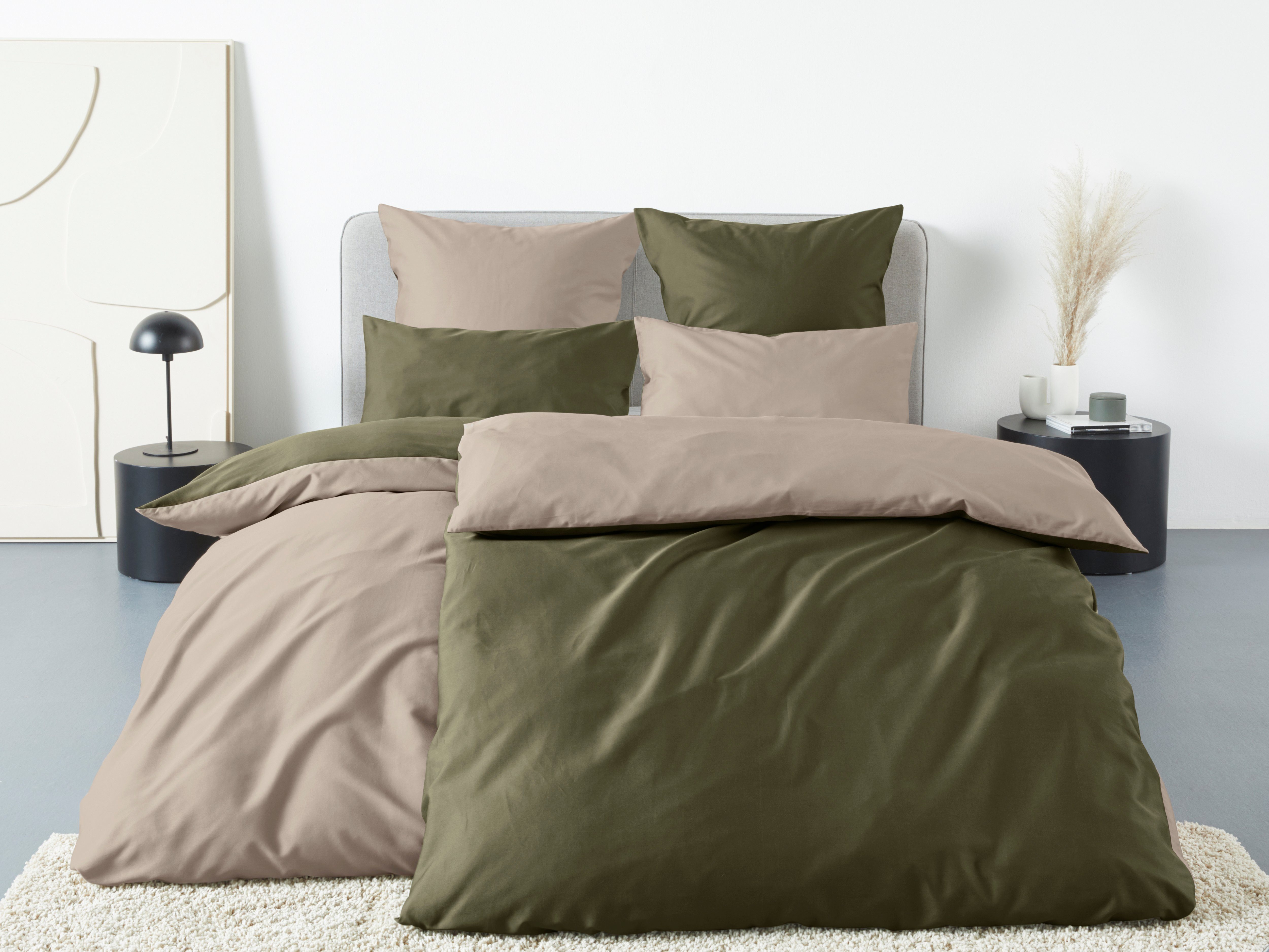 OTTO home Bettwäsche Mila2, Mako-Satin, 2 teilig, Mako-Satin aus 100% Baumw günstig online kaufen