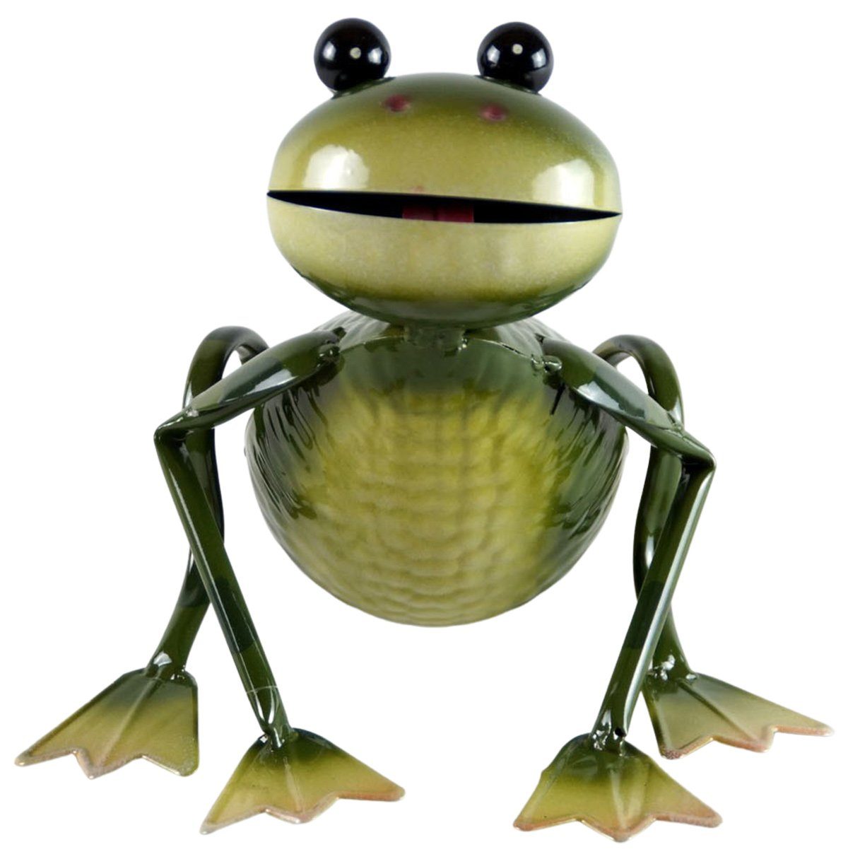 (1 St) Gartenursel Maxi Dekofigur Frosch
