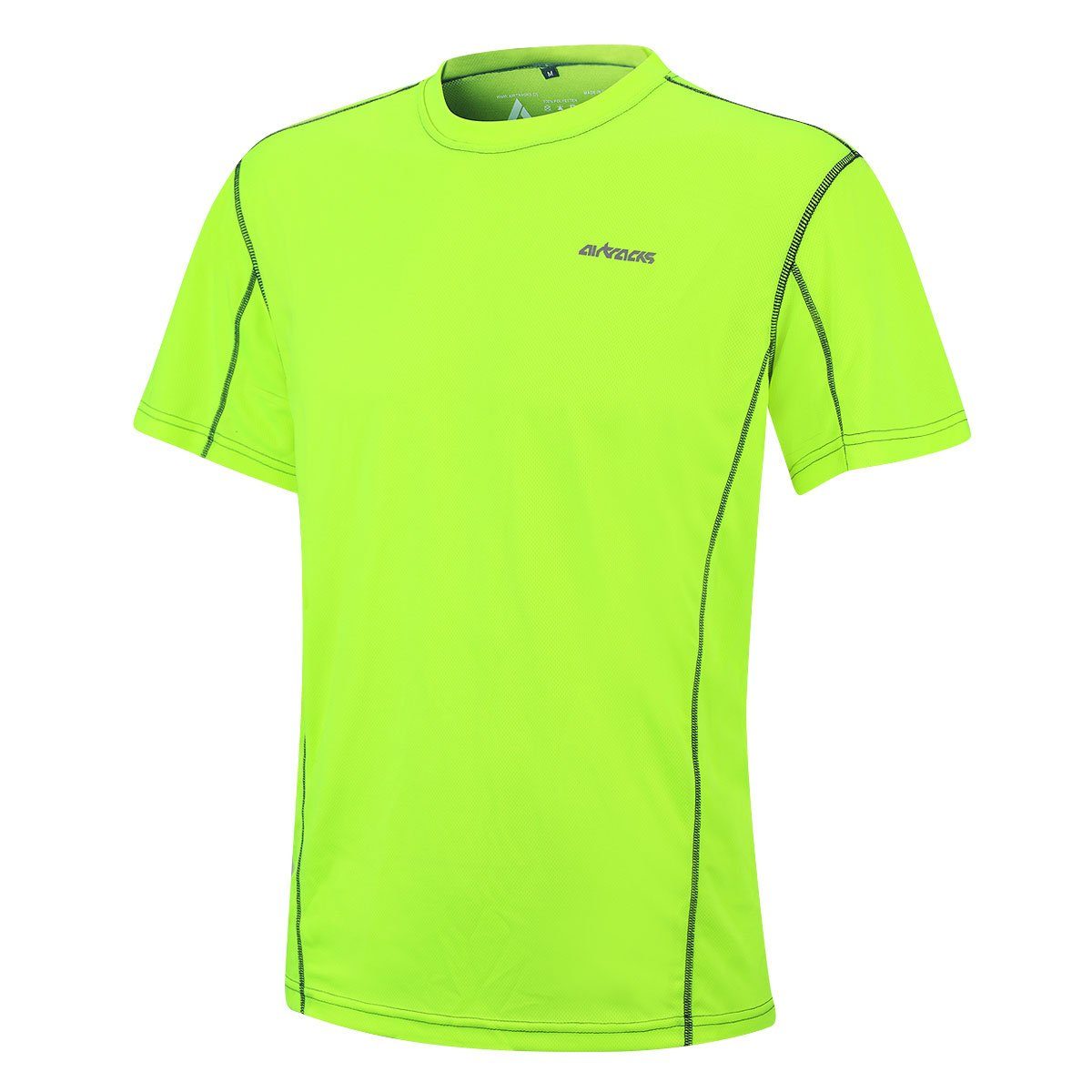 Airtracks Laufshirt Herren Laufshirt Kurzarm Pro Air (Funktionsshirt mit optimalem Tragekomfort,Atmungsaktiv) < S M L XL XXL XXXL >