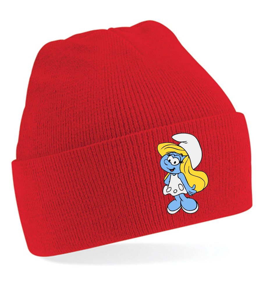 Beanie Unisex Erwachsenen Mütze Schlumpfine Schlümpfe Smerf