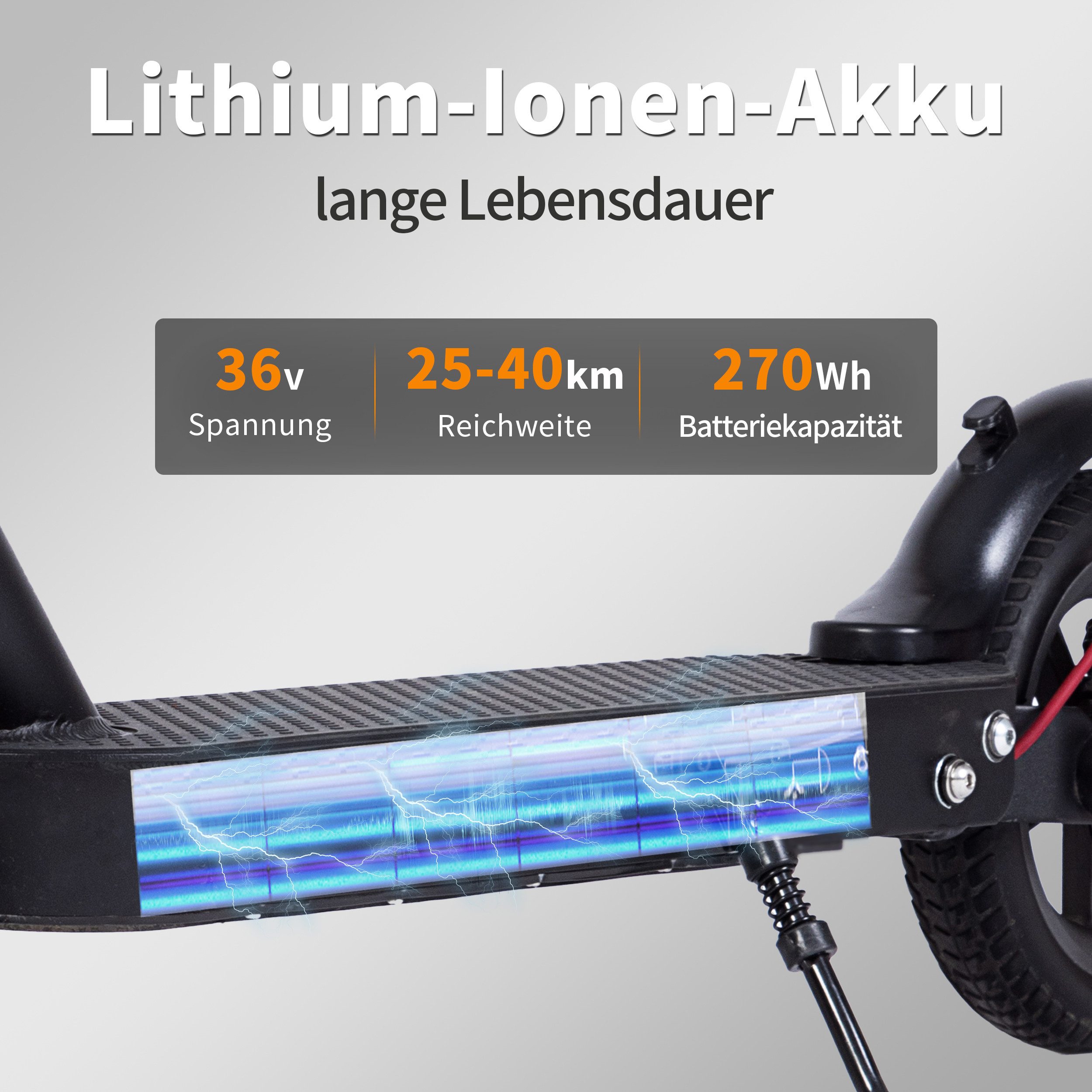 Vankel E-Scooter Elektroroller mit Straßenzulassung ABE, 350 W, 8,5 Zoll & App, 350,00 W, 20,00 km/h, (Doppelbremssystem, Federung, mit App), 20 km/h, 35 km Reichweite, App, E-ABS & Scheibenbremse
