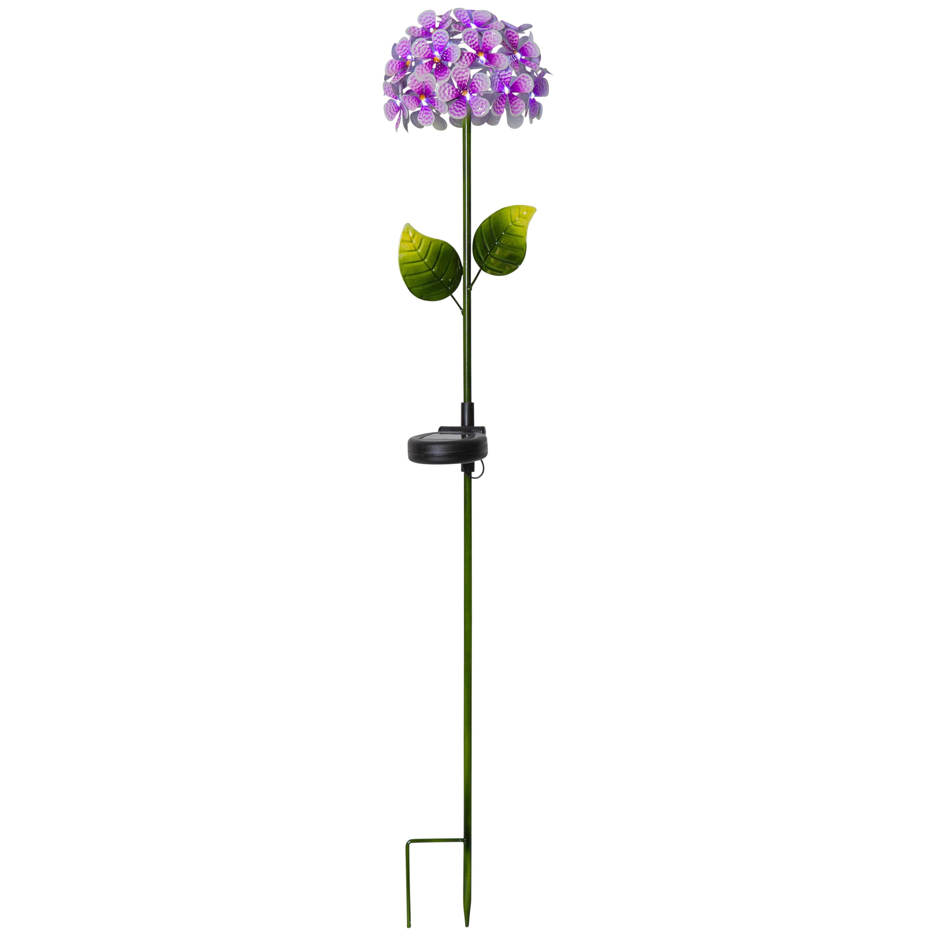 STAR TRADING LED Solarleuchte, Solar-Erdspieß Hortensia, günstig online kaufen