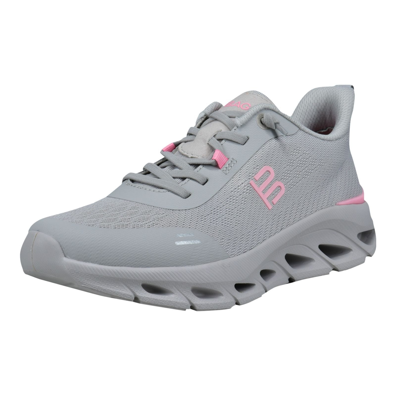 BAGATT TT.BAGATT Damen Sneaker D41-AW960-9655-1236 light grey/pink Sneaker