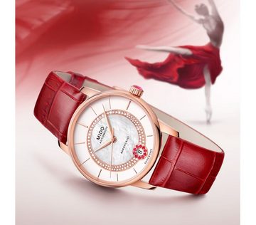 Mido Schweizer Uhr Damenuhr Automatik Baroncelli Lady