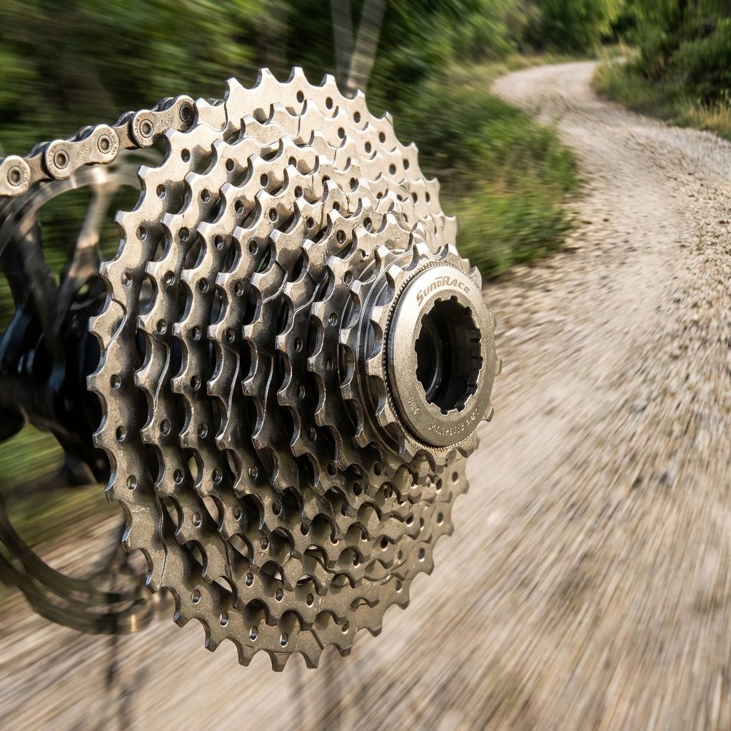 Zahnkranz SUNRACE Zahnkranzkassette 9-fach 11-32 Zähne Nickel - Fahrradkassette
