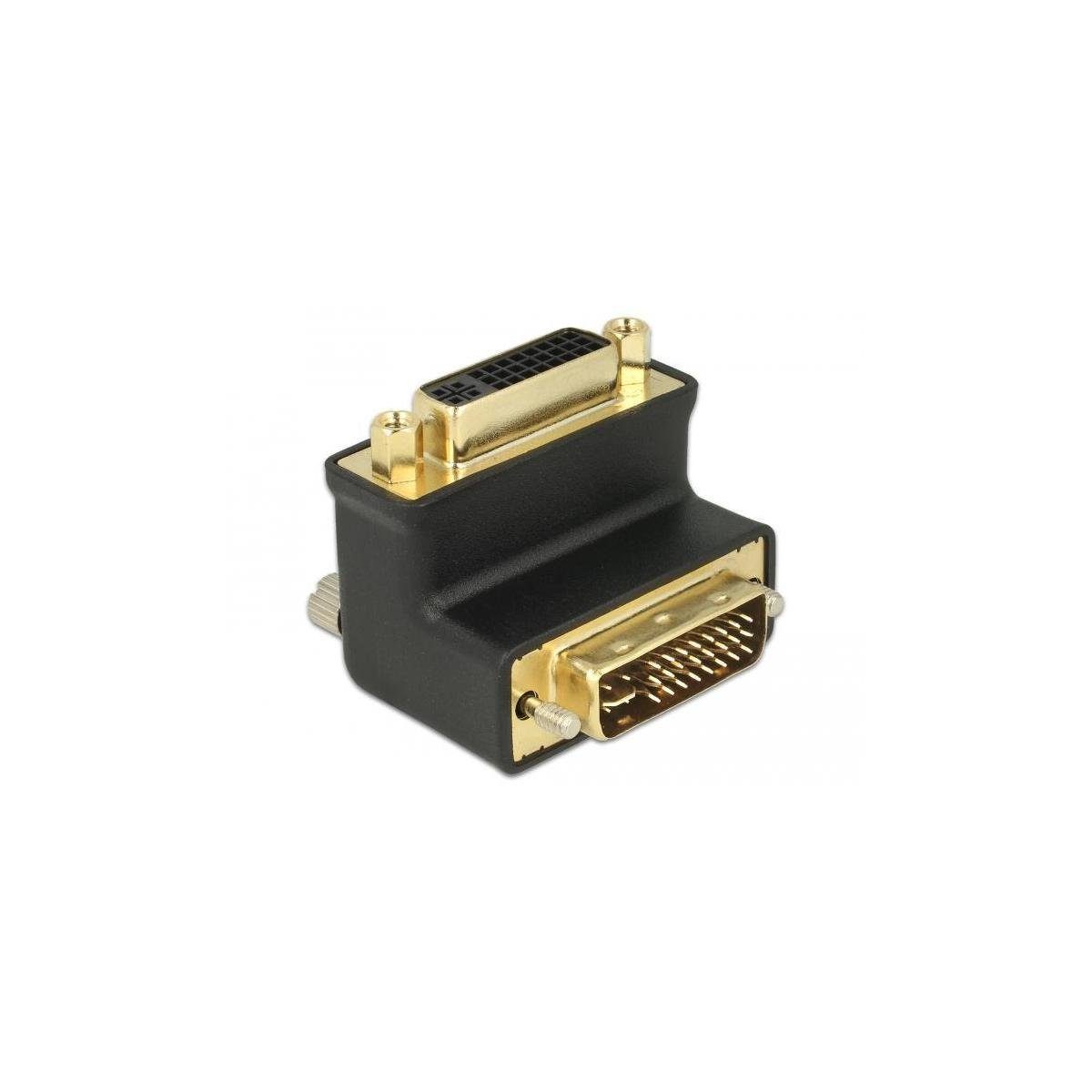 Delock 65173 - Adapter DVI 24+5 Pin Stecker zu Buchse rechts gewinkelt Computer-Kabel, DVI, DVI