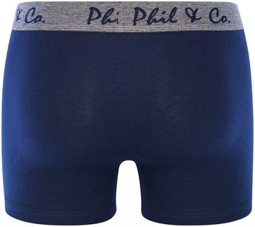 Phil & Co. Retro Pants 2-Pack Retropants 'Jersey' (Navy/Grau)