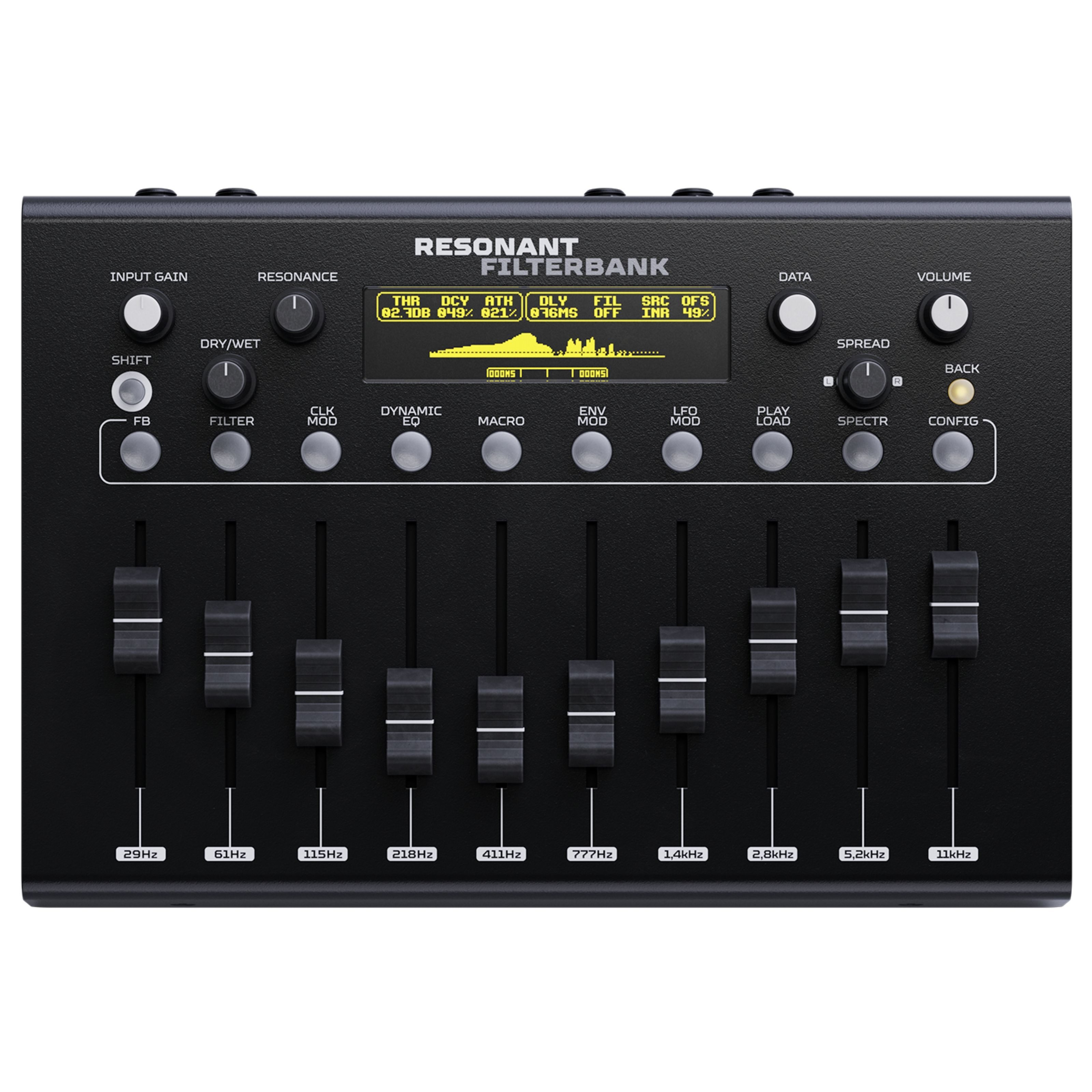 Erica Synths Musikinstrumentenpedal, (Effektgeräte für Tasteninstrumente, Analog-Effekte), Resonant Filterbank - Analog Effekt für Tasteninstrumente