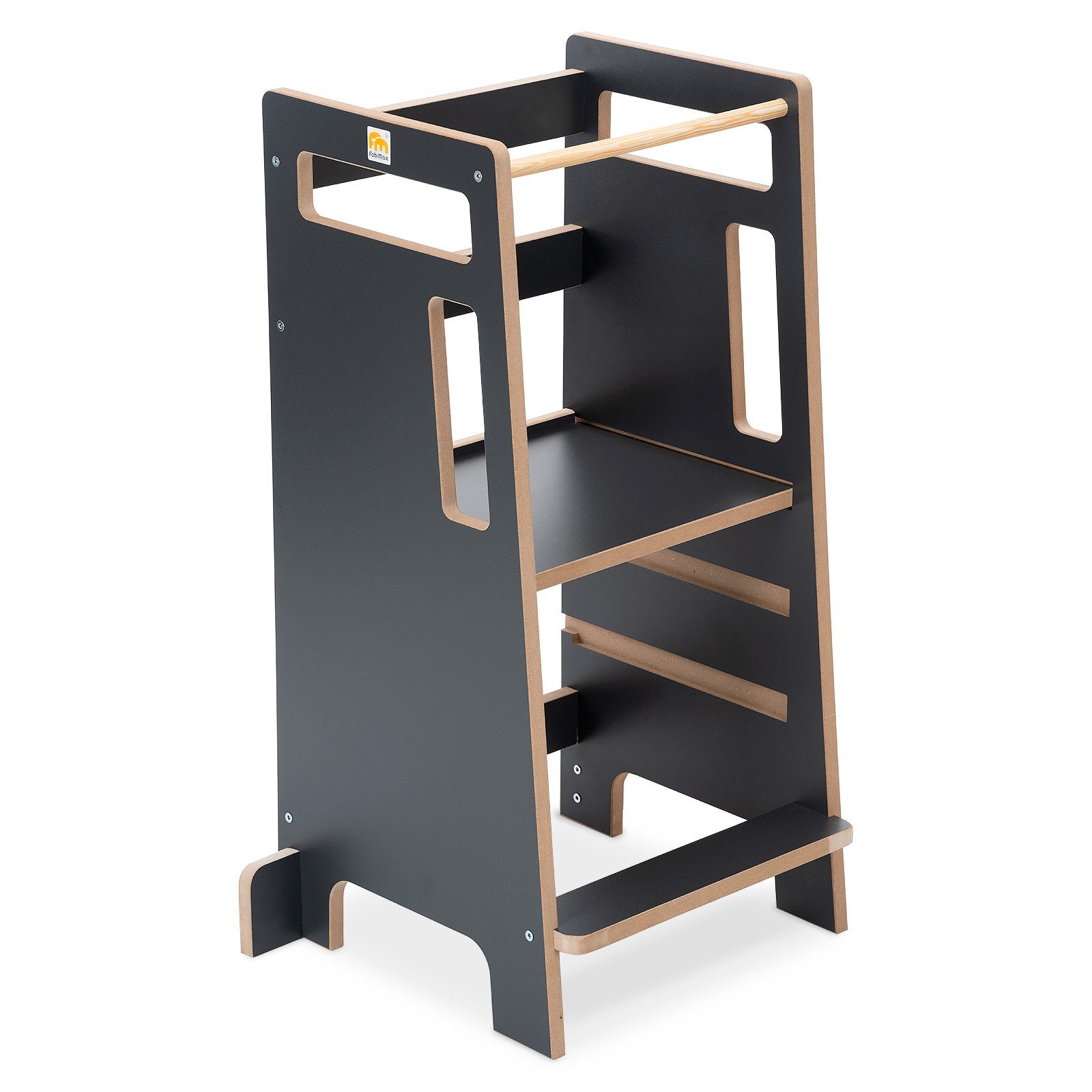 FabiMax Stehhilfe Lernturm, 3-fach höhenverstellbar, mit Kippschutz und Trittschutzleiste