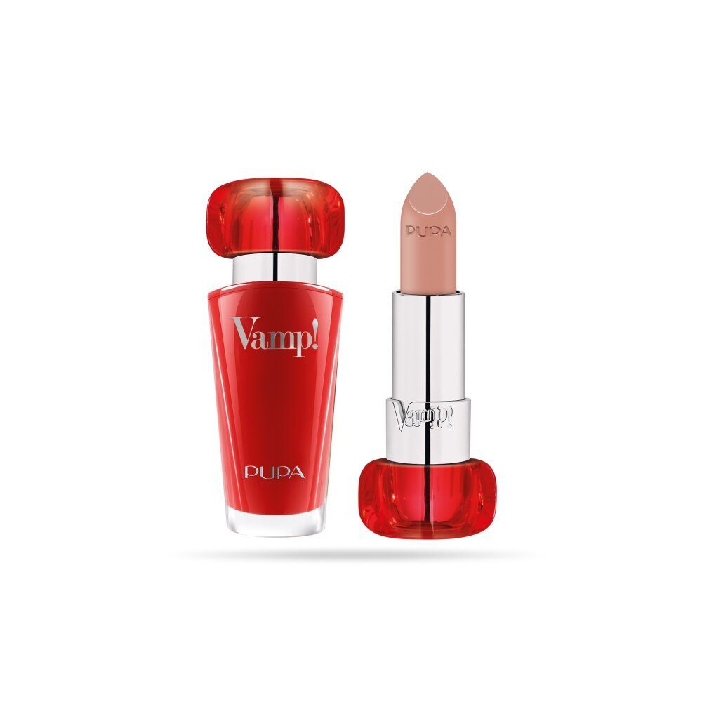 Pupa Lippenstift Vamp! Paraben-Free Volume Cream Lipstick 100 Naked Bisque 3.5 g