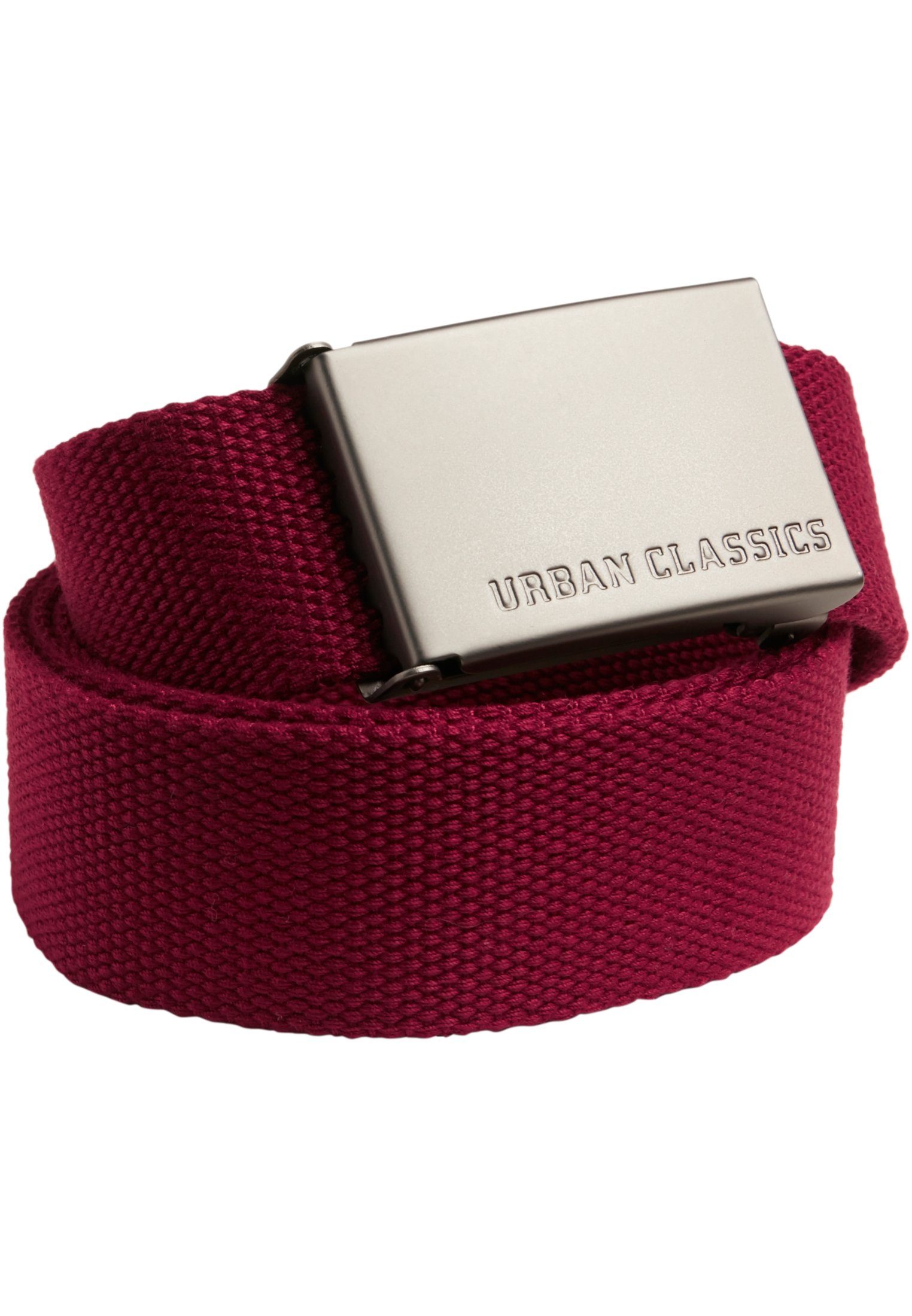 URBAN CLASSICS Hüftgürtel Accessoires Canvas burgundy Belts