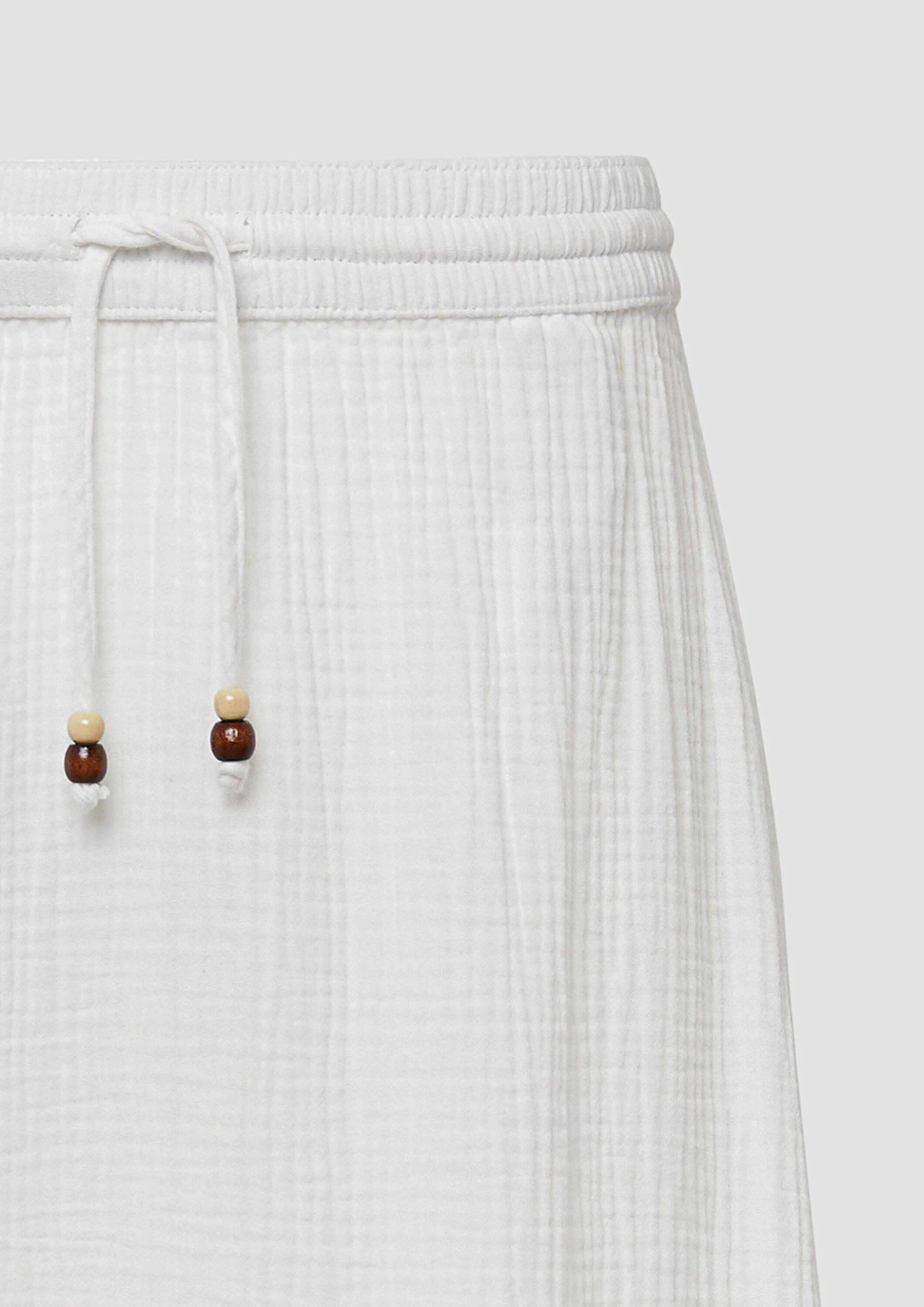 s.Oliver Midirock Rock Strukturierter Musselinrock mit seitlichem Schlitz