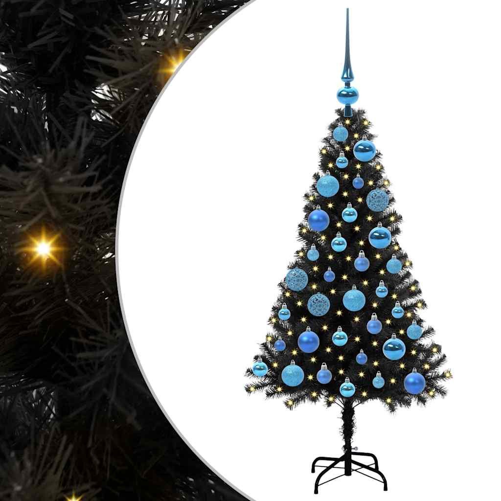 Künstlicher Weihnachtsbaum Weihnachtsbaum Schwarz 120 cm PVC