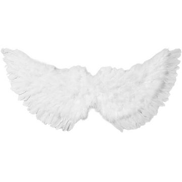 dressforfun Kostüm-Flügel Flauschige Engelsflügel 77 x 37 cm