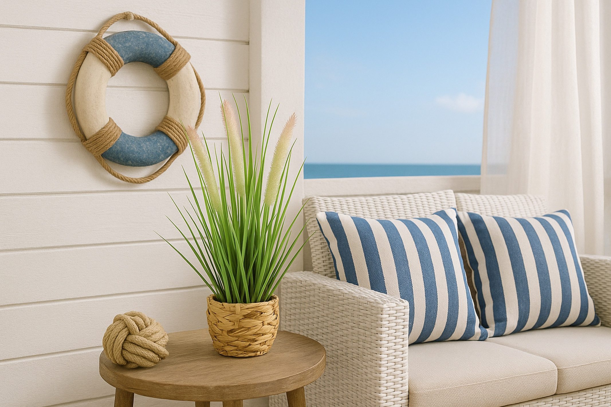 Kunstpflanze Gras Fuchsschwanzgras, I.GE.A., Höhe 52 cm