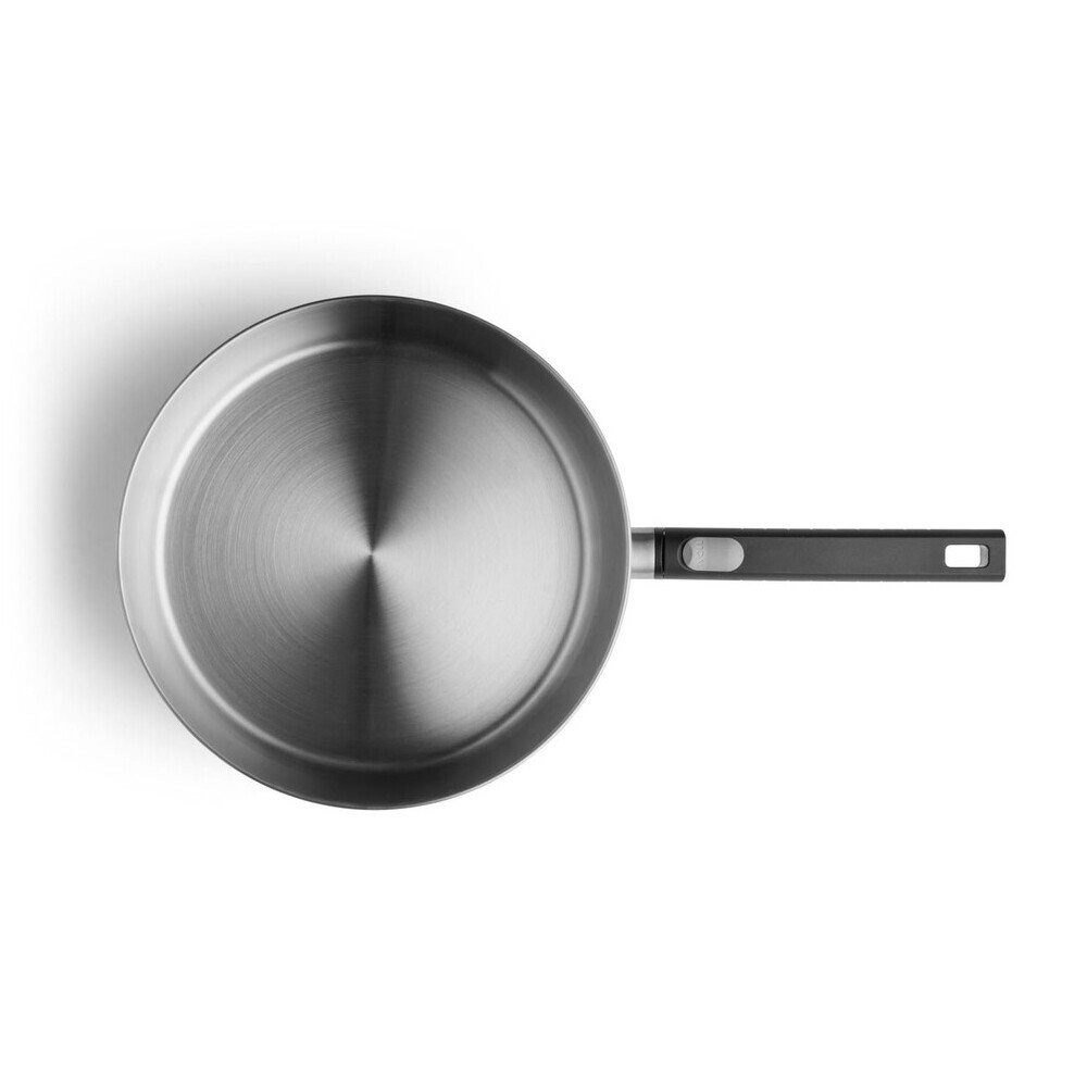 WOLL Bratpfanne Hochrandpfanne 28 cm Logic Steel, 3,5l, Aluminium, spülmaschinenfest, Induktion, alle Herdarten
