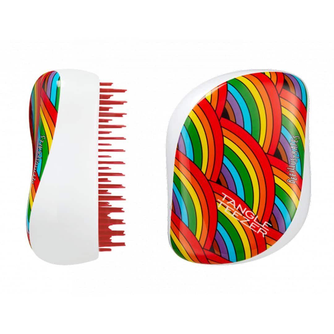 TANGLE TEEZER Haarbürste Compact Styler Rainbow Galore, 1-tlg.