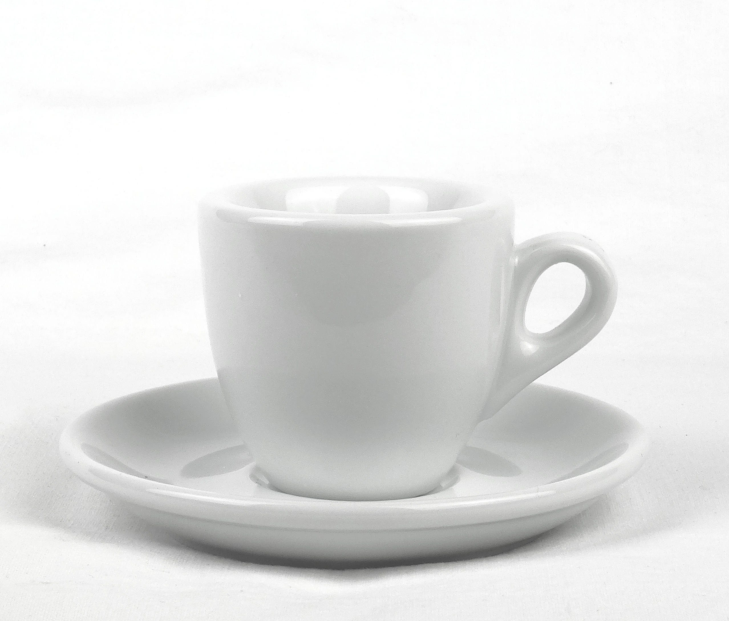 Nuova Point Espressotasse extra dickwandig, »Bar Italia«, weiss, 56 ml, Porzellan