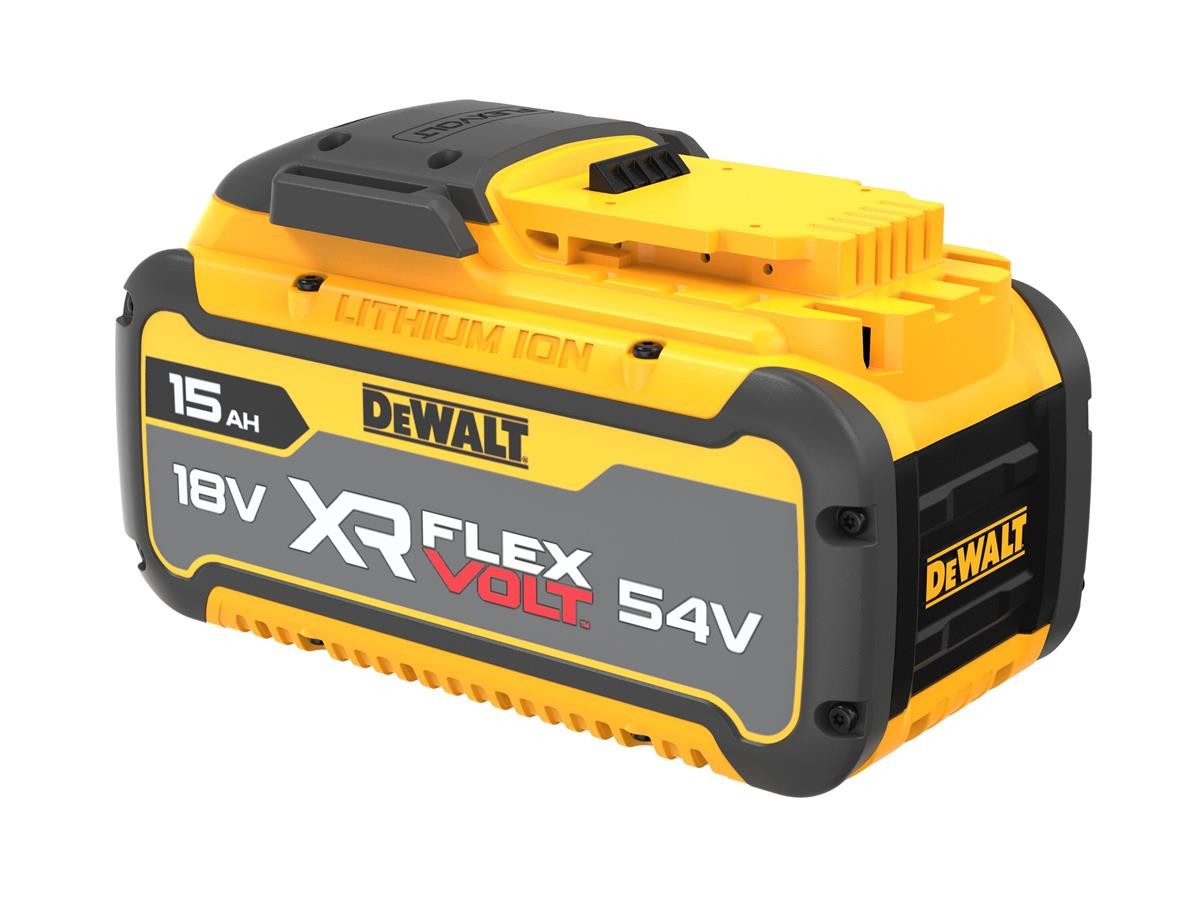 DeWalt Flexvolt Akku, 54 / 18 Volt Li-Ion Akku mit 270 Wh bzw. mit bis zu 15 Ah