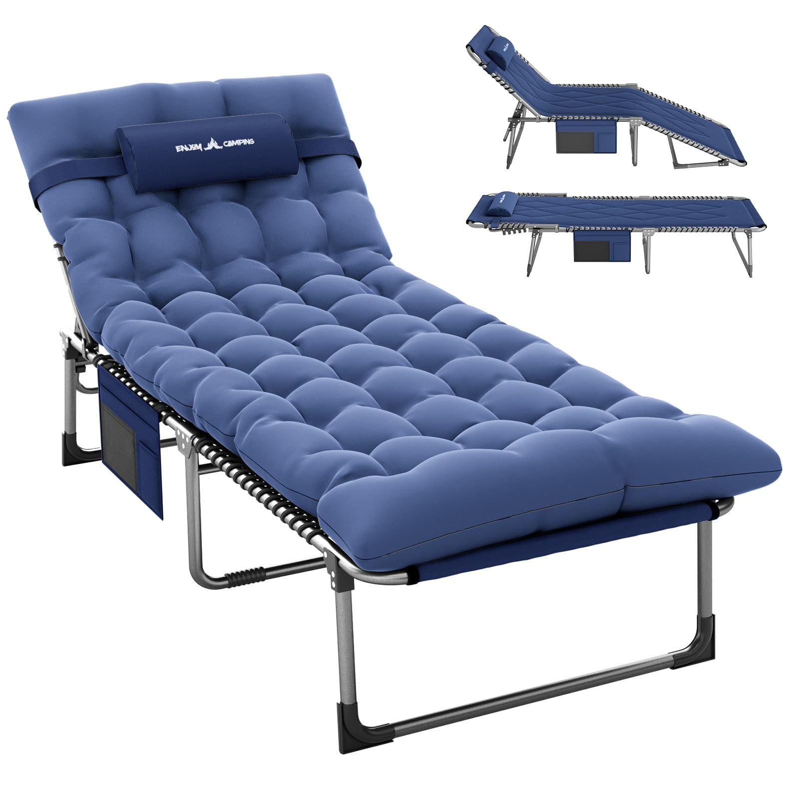 UDPATIO Campingliege Camping Betten Feldbetten Klappbar, günstig online kaufen