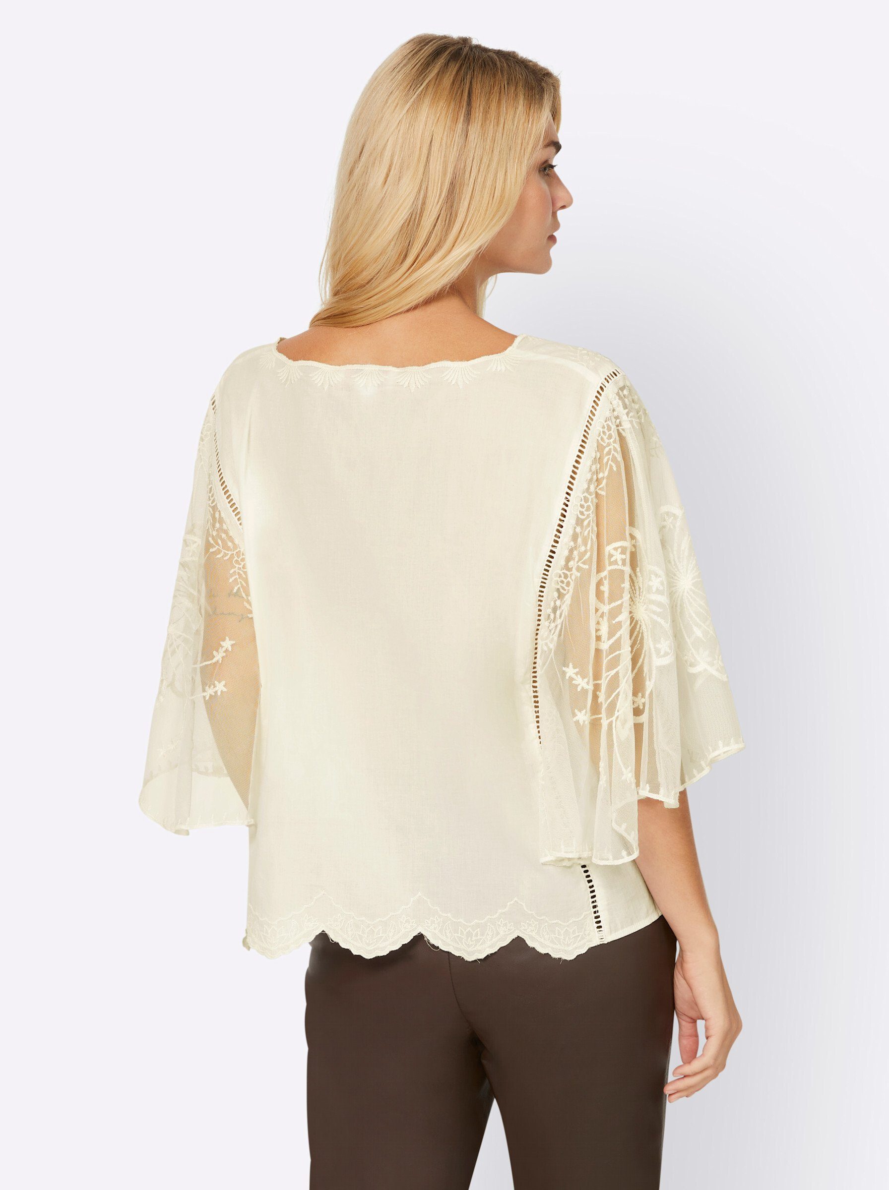 heine Klassische Bluse Stickereibluse günstig online kaufen