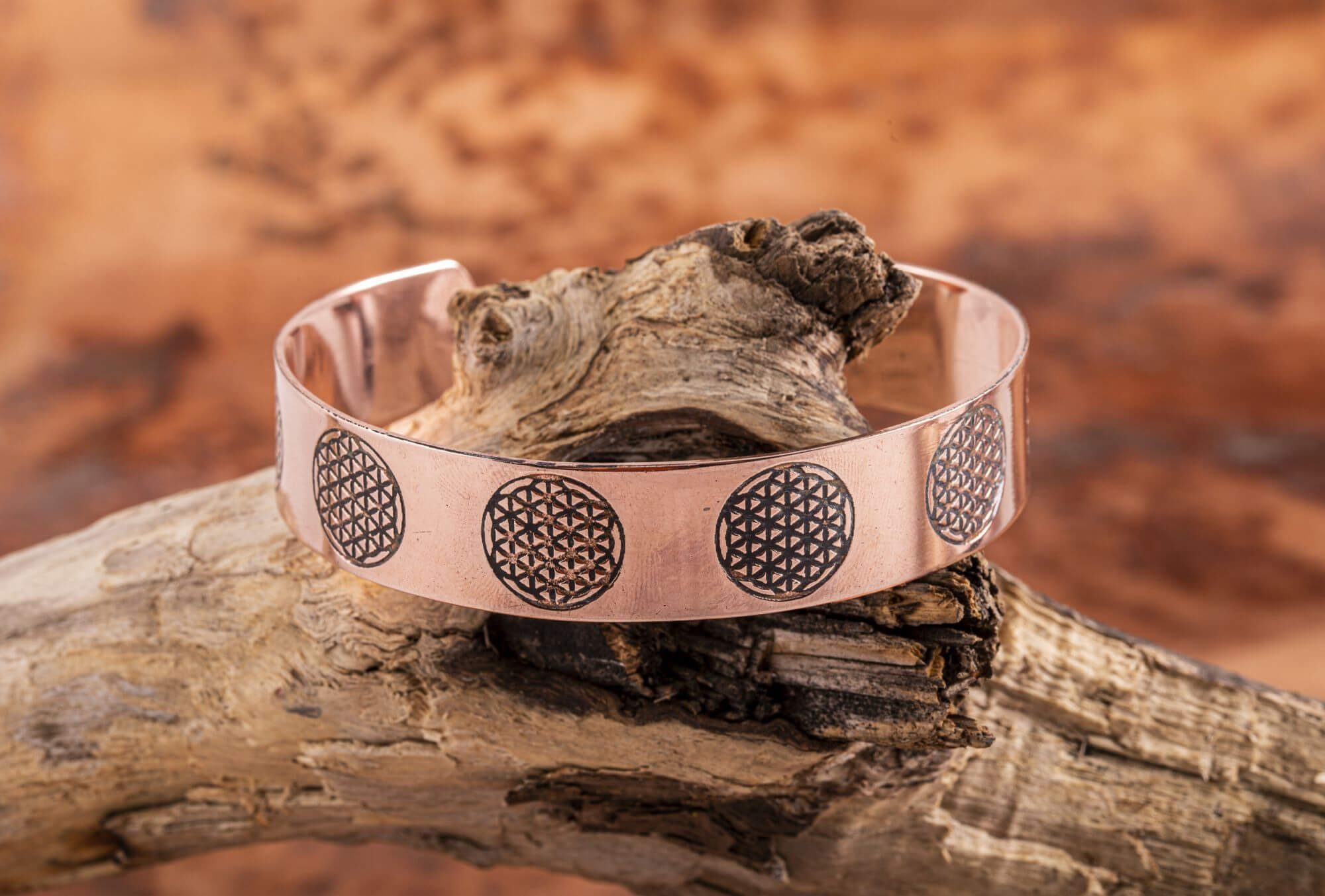 Berk Armreif Kupferarmreif mit Blume des günstig online kaufen