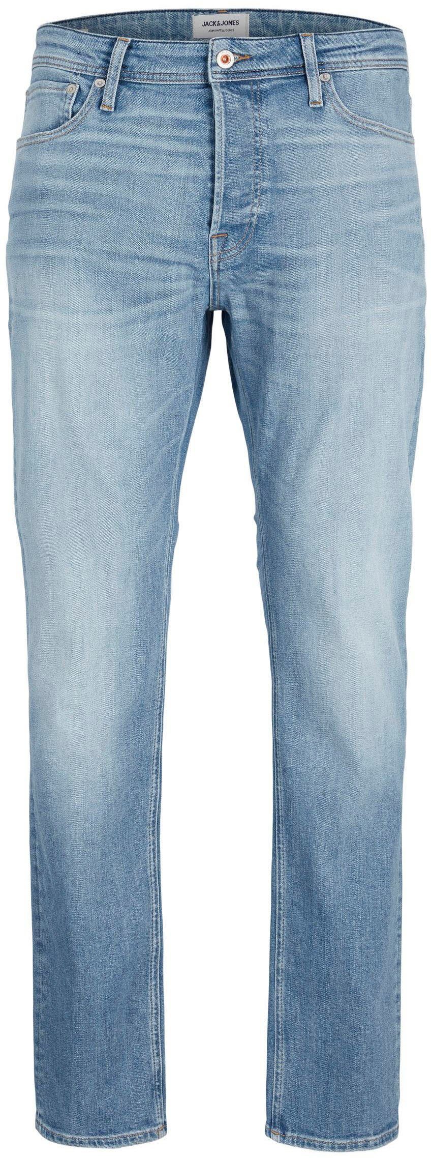 light blue bleached