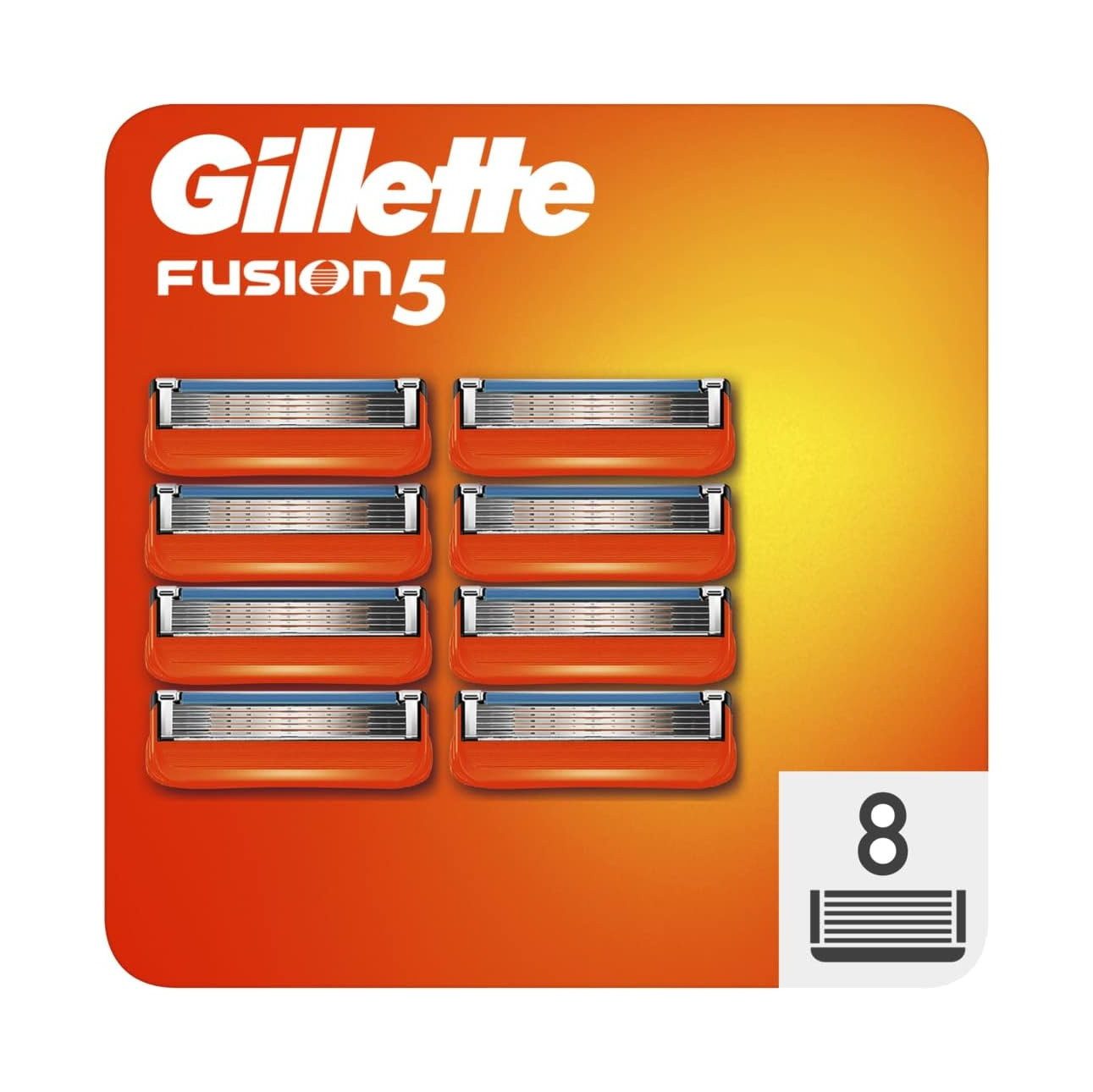 Gillette Rasierklingen, 8-tlg., 8 Ersatzklingen für Nassrasierer Rasierer